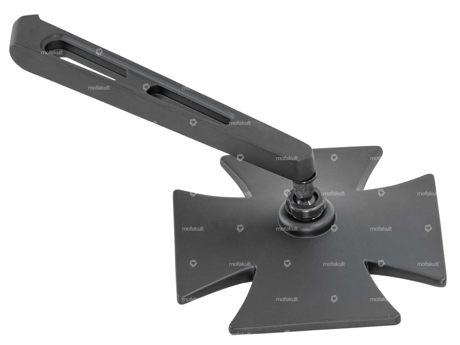 Mirror "Iron Cross" right black (1A quality) Carousel Image 3