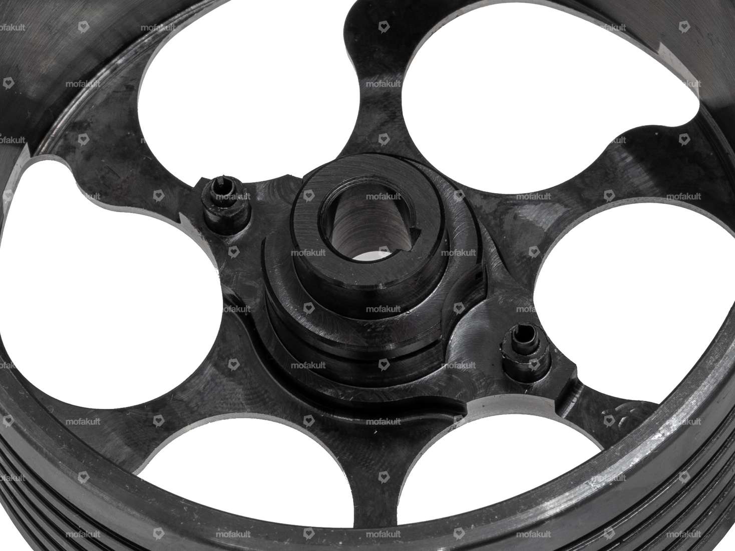 Clutch bell converter Vario CNC steel black | Piaggio Ciao, SI, Bravo, Boxer Carousel Image 3