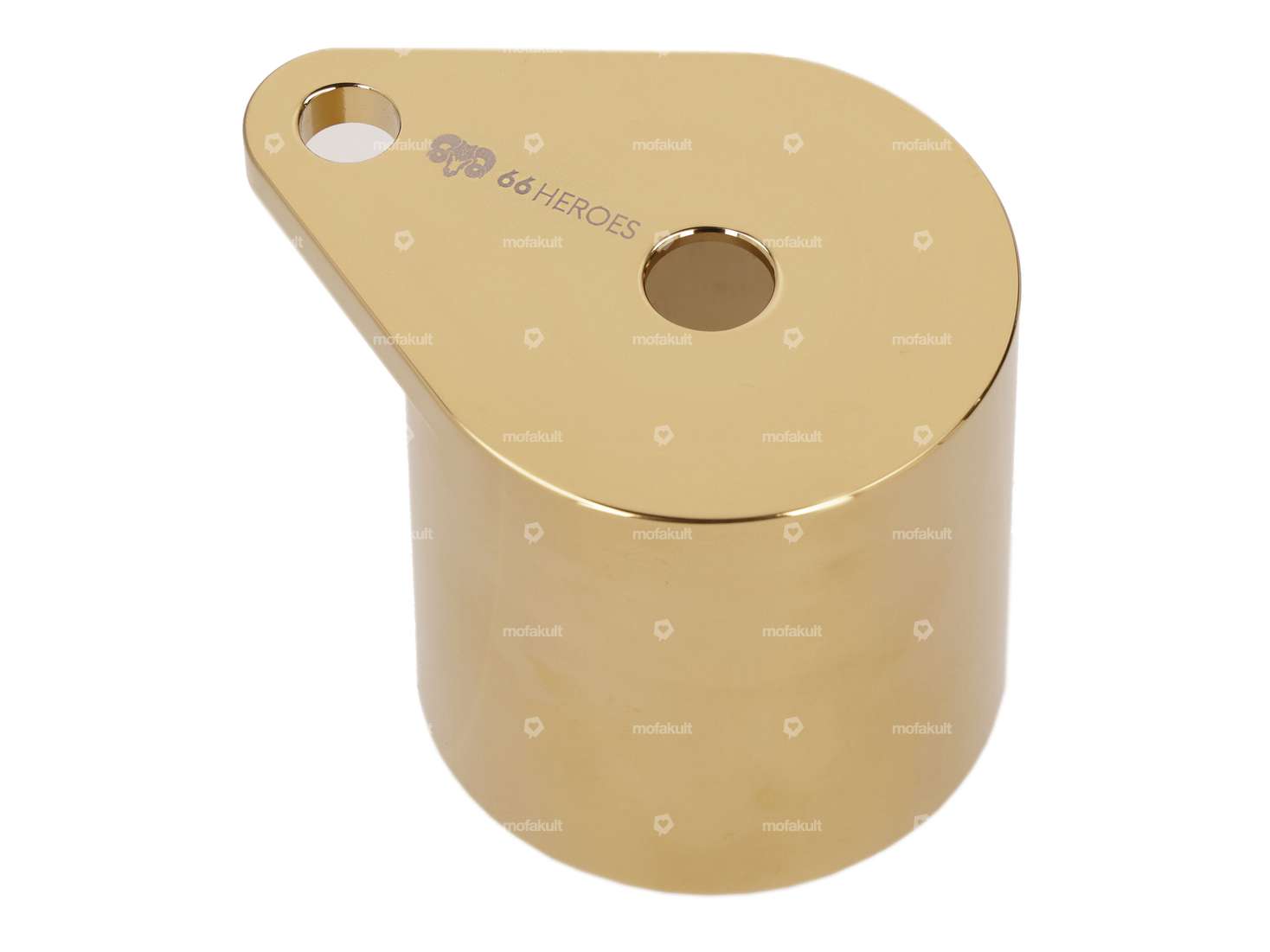 66HEROES speedometer bracket Ø 48 mm gold Carousel Image 2