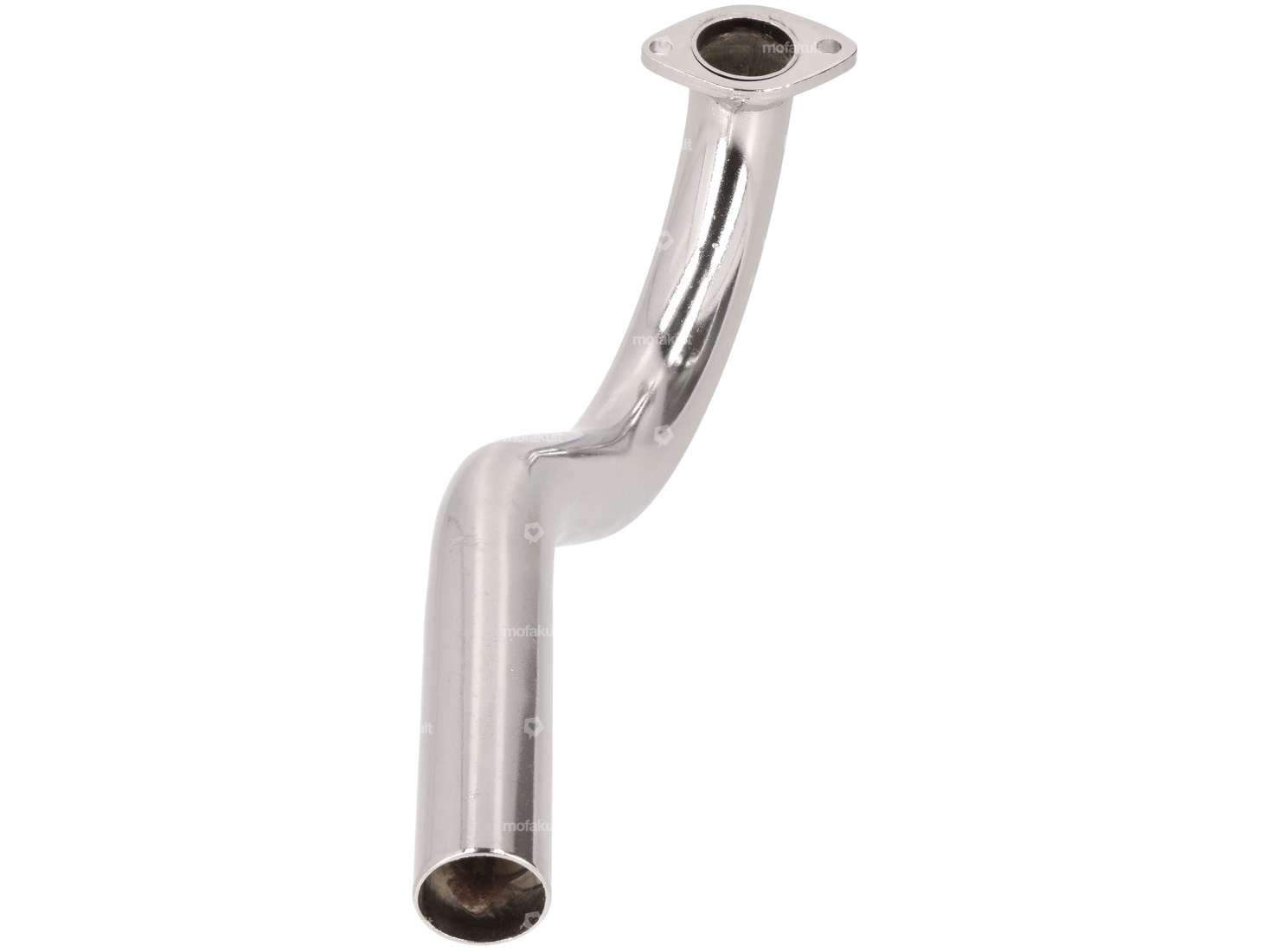 Exhaust manifold 28 mm chrome | Puch Maxi S, N / X30 Sport Carousel Image 2