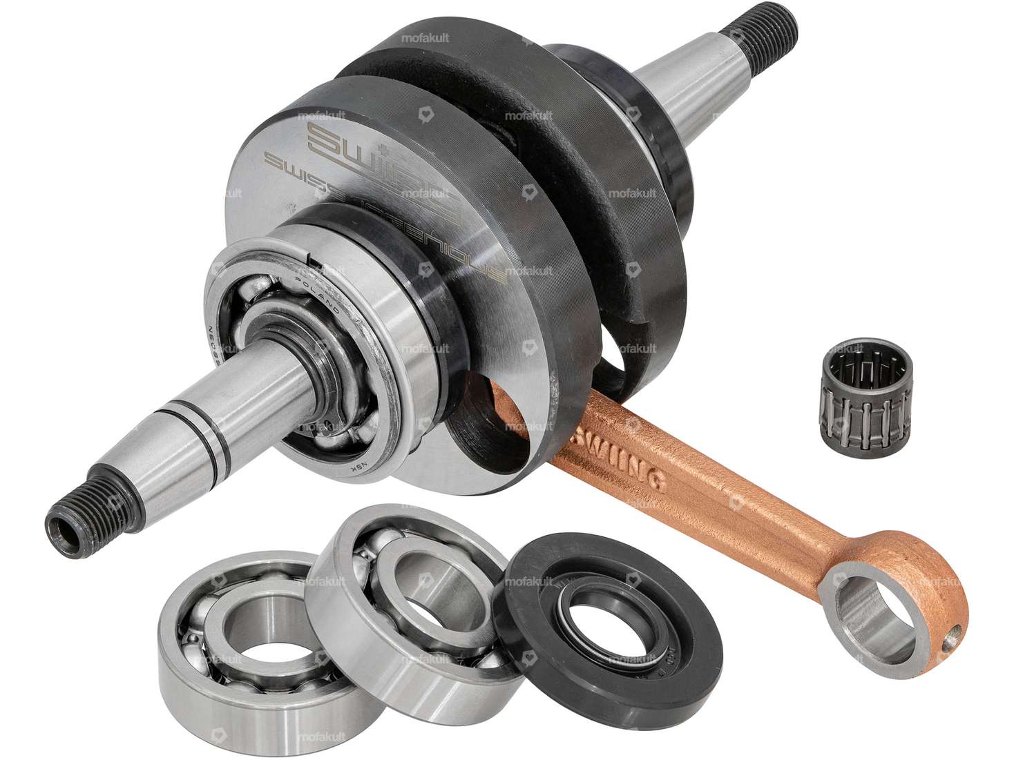 swiing® revival crankshaft "Original" with mounted bearings | Puch E50 Carousel Image 1