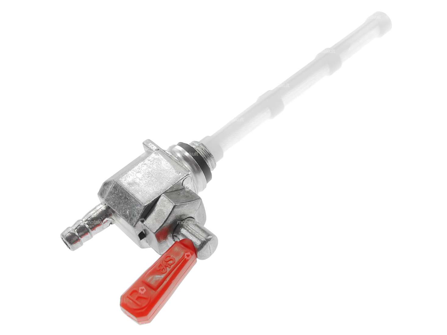 Fuel tap vertical 1/8" (for screwing in) outgoing at the bottom red Carousel Image 3