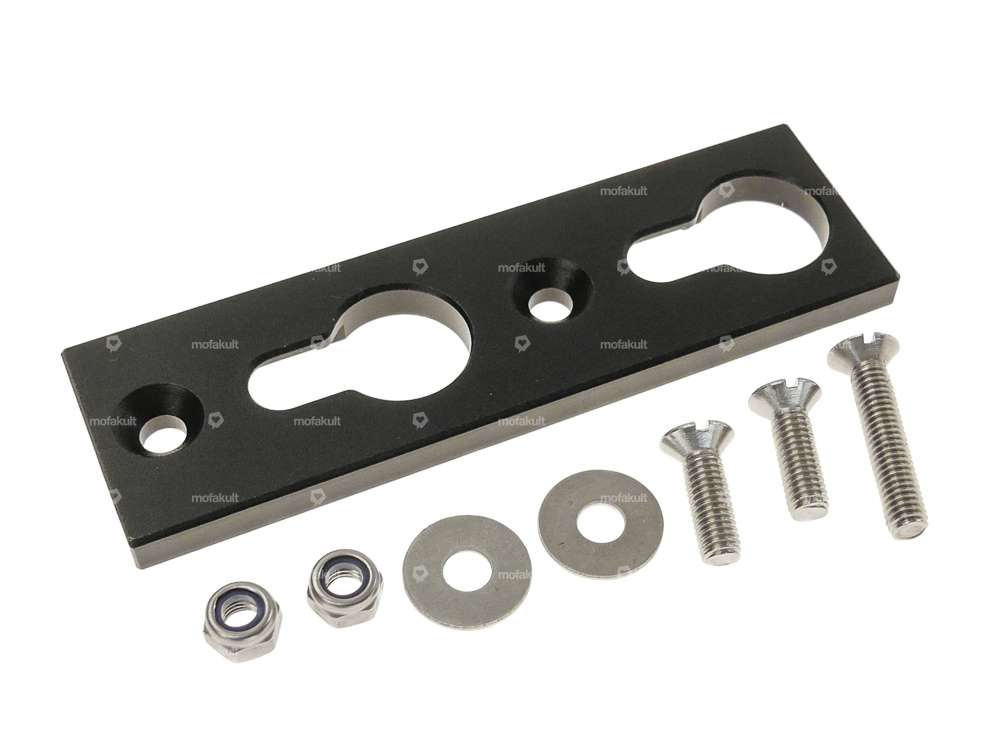 66HEROES Base plate, exchangeable number holder, aluminum Carousel Image 1