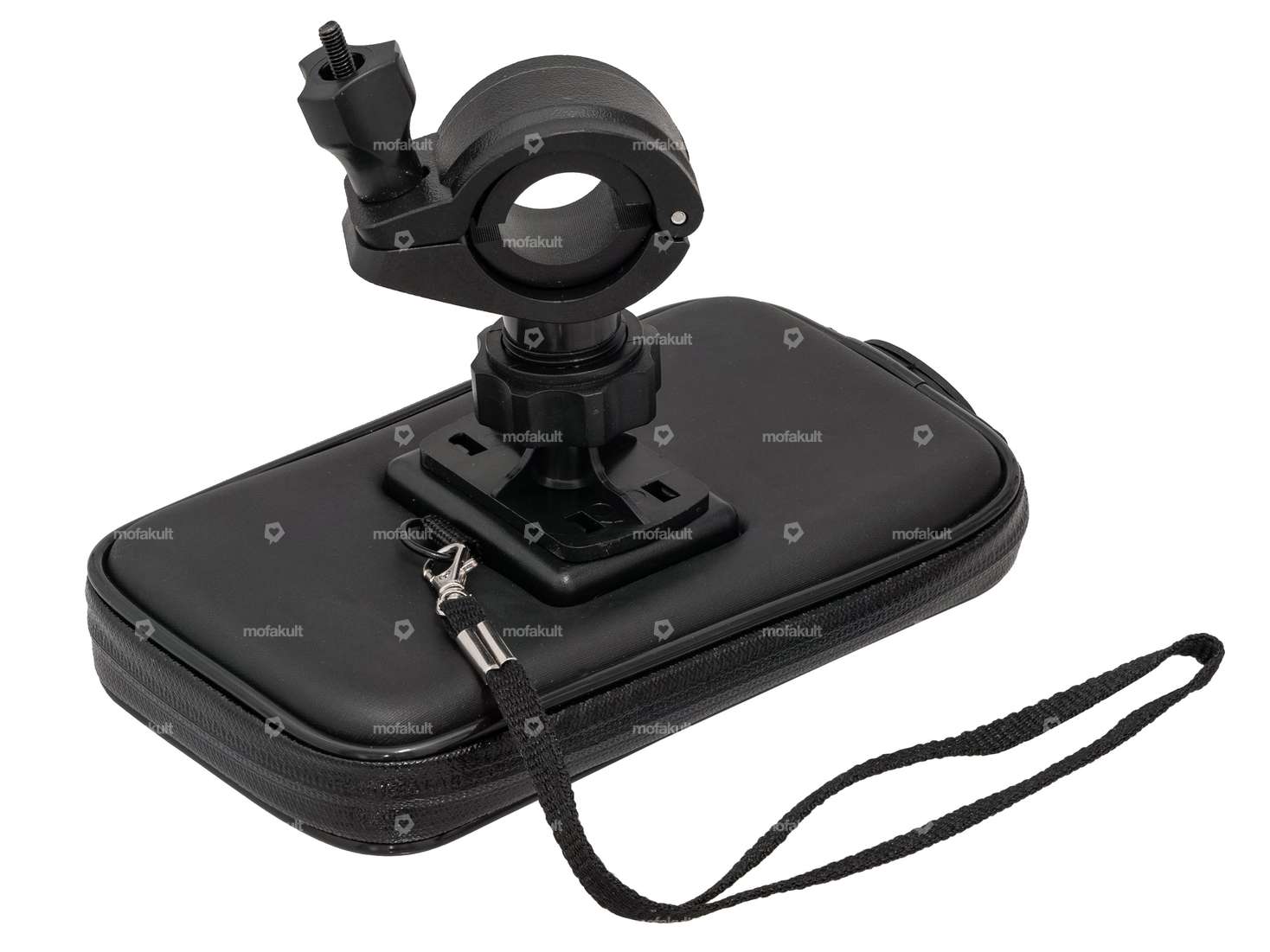 GPO cell phone holder up to 6.3" (waterproof) handlebar mount, 360° rotatable Carousel Image 2