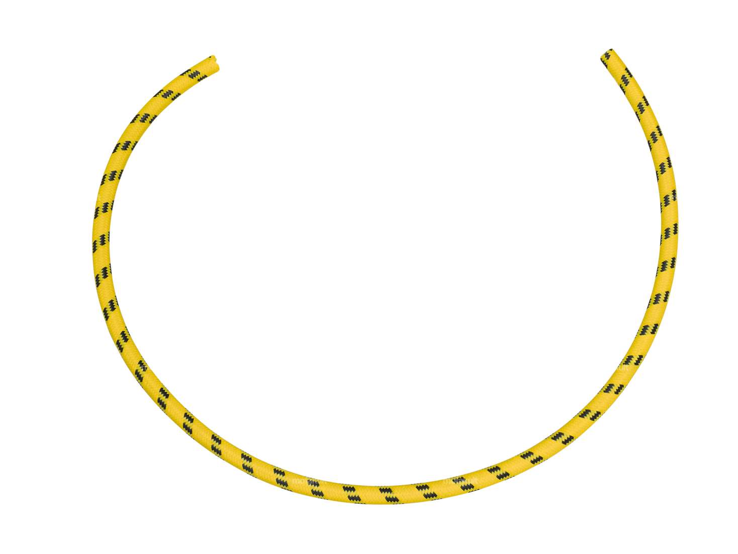 Ignition cable Ø 7 x 500 mm textile yellow / black Carousel Image 1