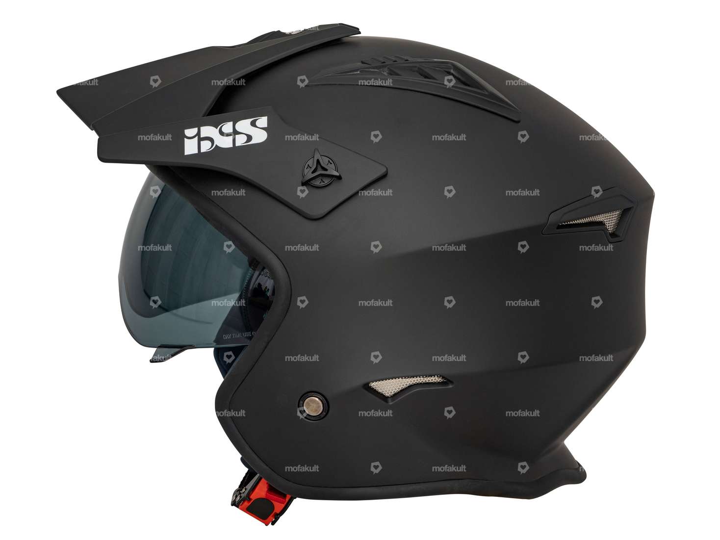 IXS jet helmet Enduro black matt Carousel Image 2