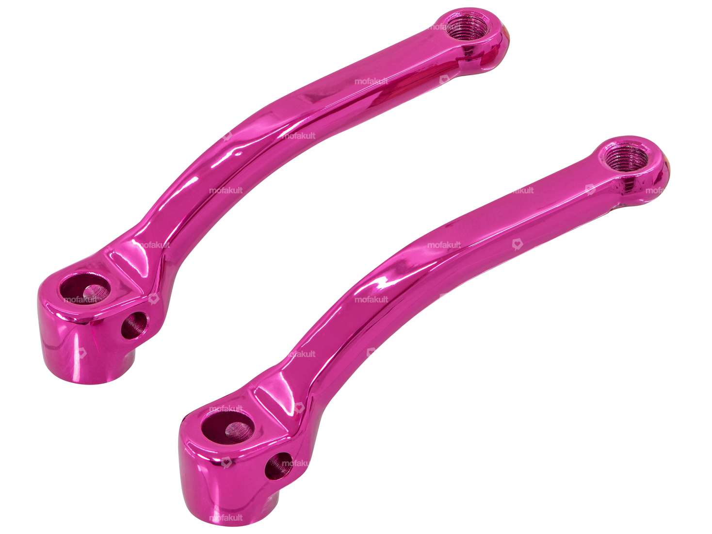 Pedal cranks 180 mm pair pink Carousel Image 1