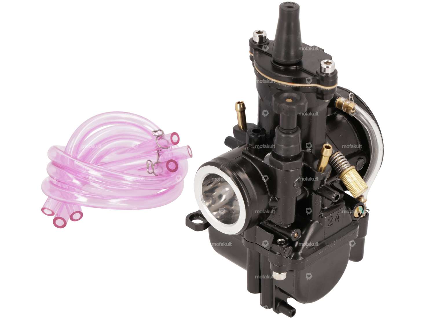 21 mm PWK carburetor Racing black Carousel Image 2