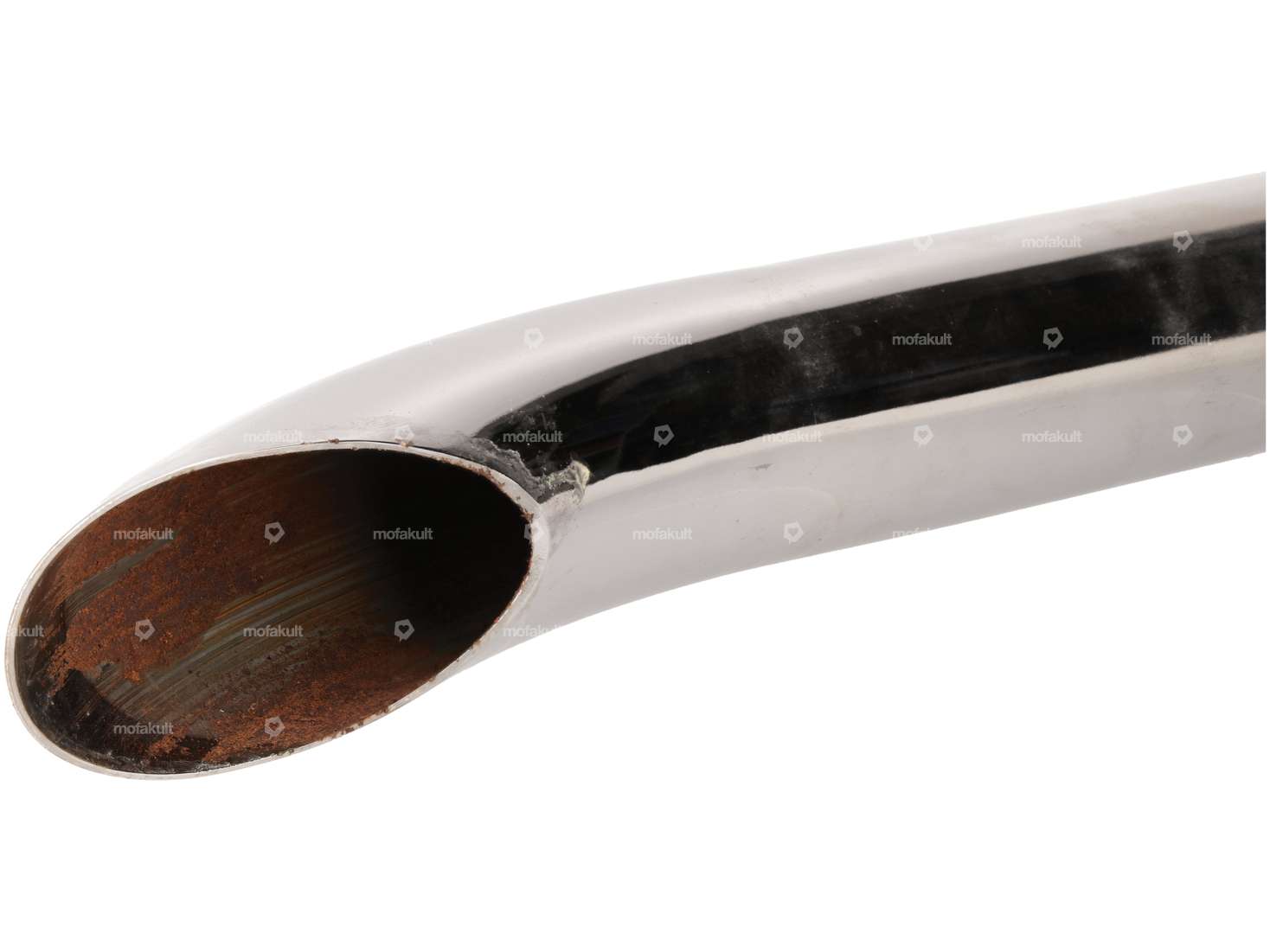 Sidepipe silencer Ø 32 / 60 mm chrome (B-quality) Carousel Image 3