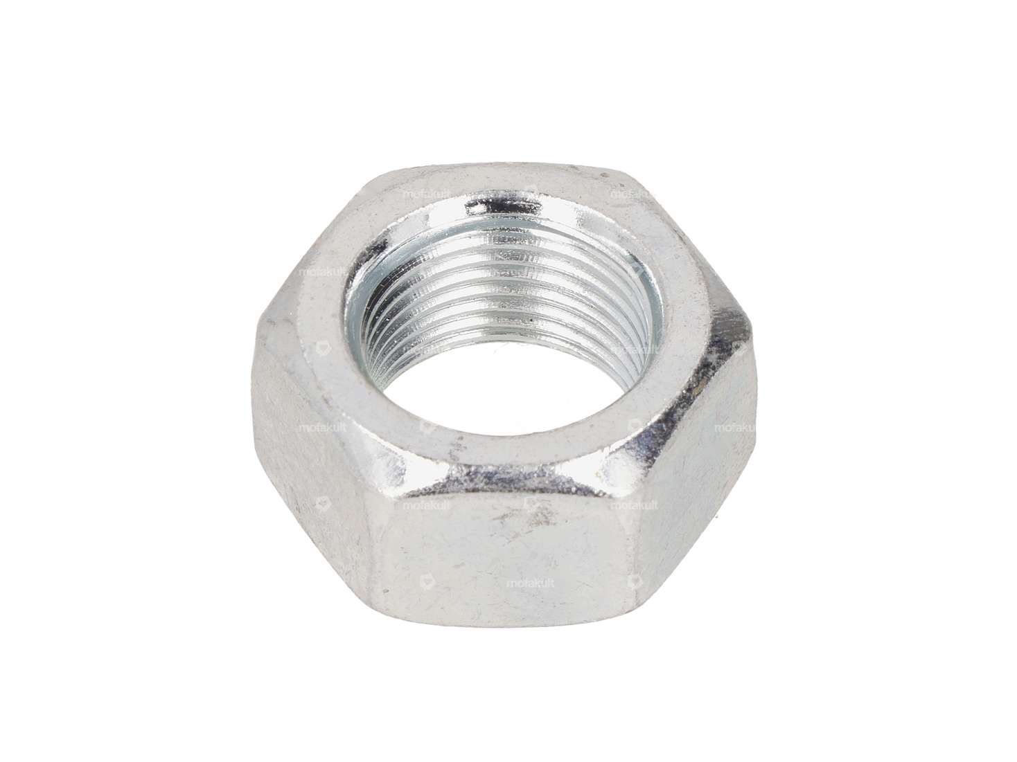 Nut M16x1.25 x 12.5 SW24 rear brake drum | Vespa Largeframe, Smallframe Carousel Image 1