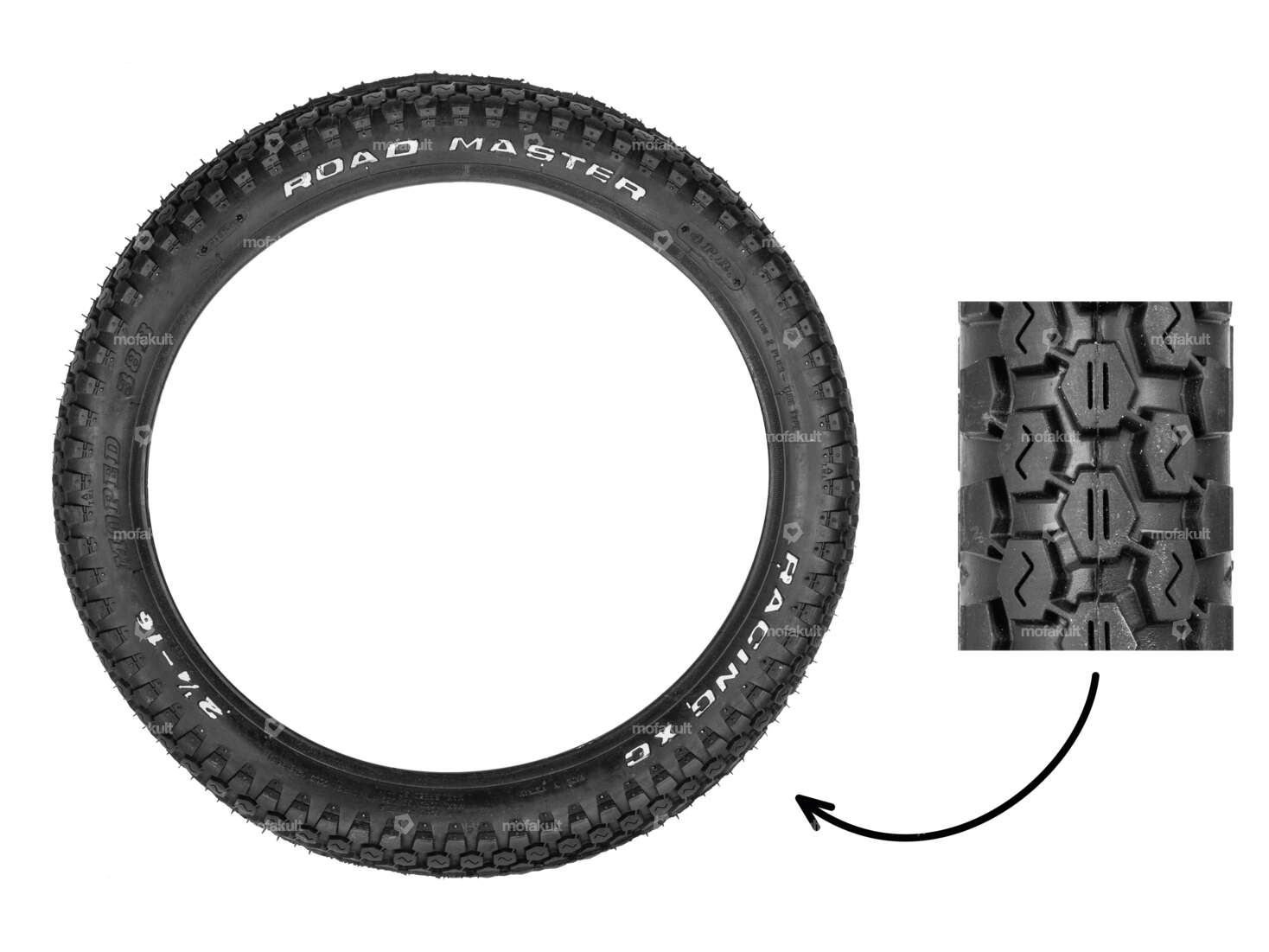 Road Master 2.25 x 16" (white lettering) Carousel Image 1