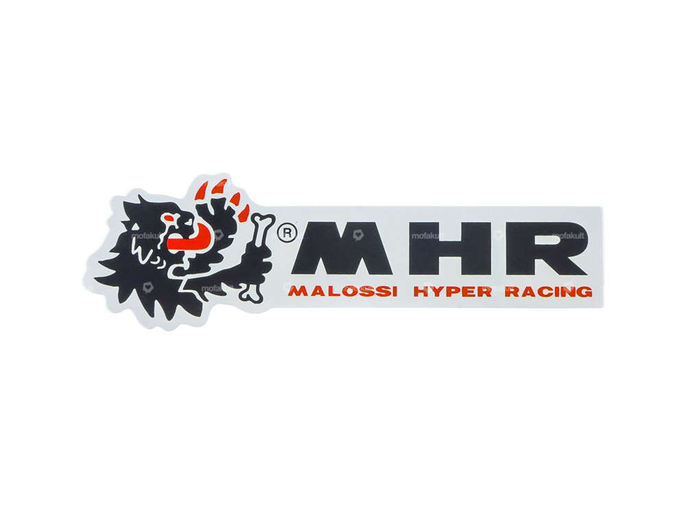 Sticker "MHR Malossi" 15 x 4 cm Carousel Image 1