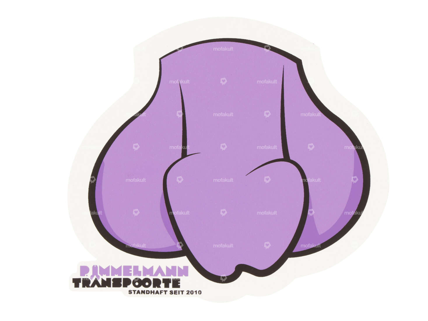 Sticker "P. IMMELMANN TRANSPOORTE" 80 x 72 mm Carousel Image 1