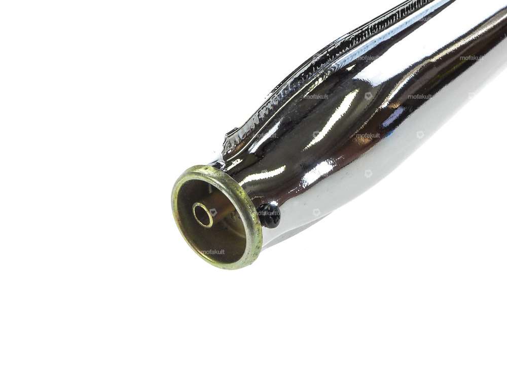 Exhaust 25 mm straight outlet chrome | Tomos A3 Carousel Image 4