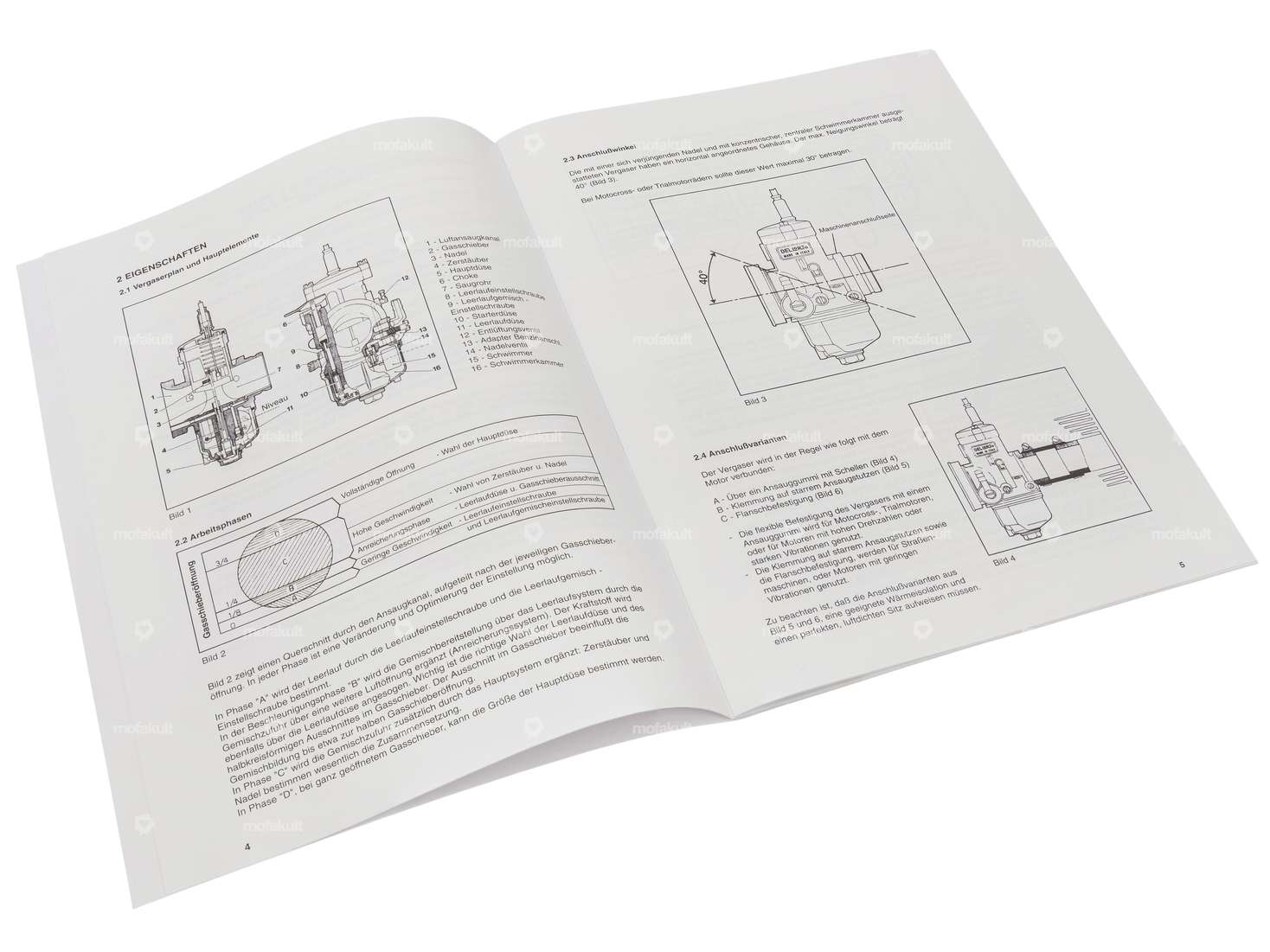 "Dell'Orto" carburetor manual 1.1 Carousel Image 3
