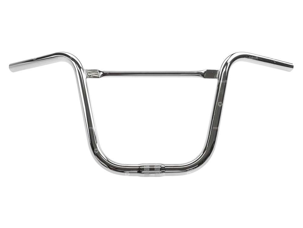 Handlebar stem 30 cm curved with chrome strut Carousel Image 1