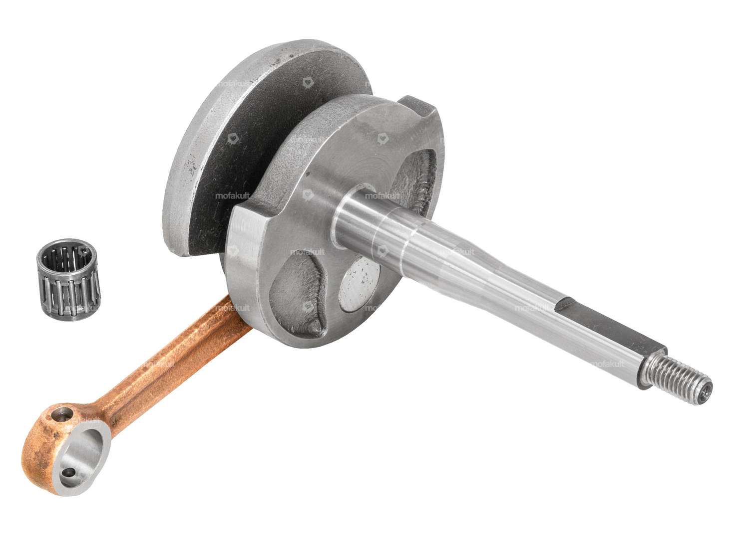 Mazzucchelli crankshaft "Original" 12 mm KoBo | Piaggio Ciao, SI, Bravo, Boxer Carousel Image 1