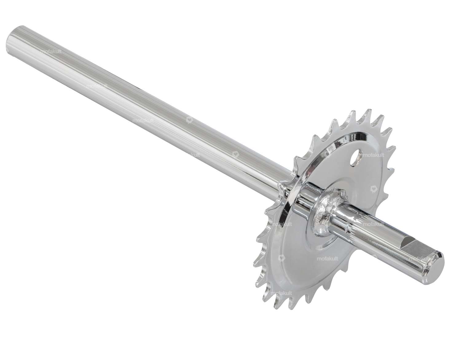 GPO pedal axle 23 teeth with keyway | Piaggio SI Carousel Image 1