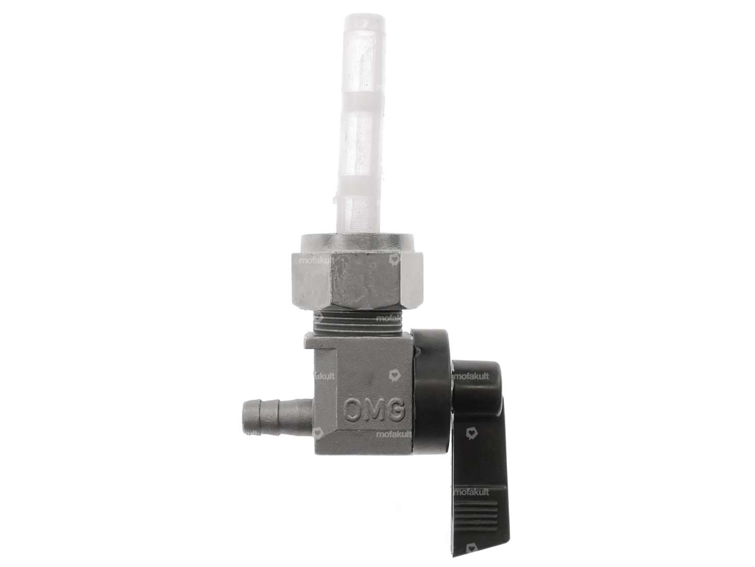 OMG fuel tap vertical M16x1 labeled (with union nut) outgoing to the rear Carousel Image 2