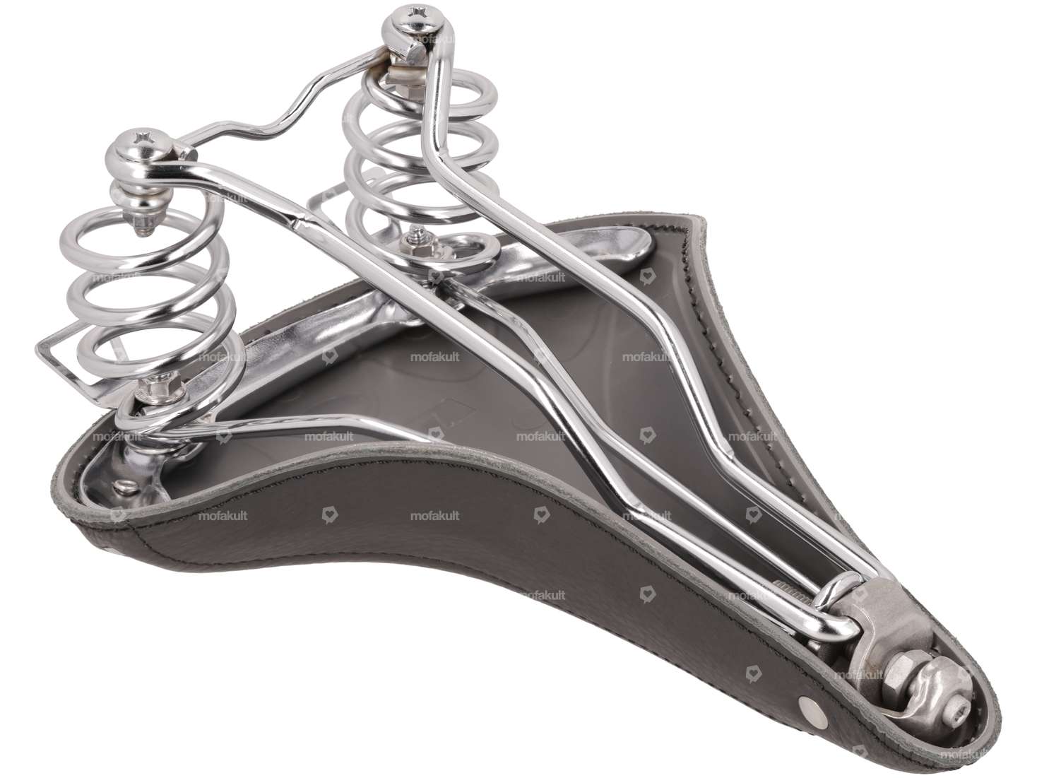 66HEROES Saddle leather barrel springs black Carousel Image 2