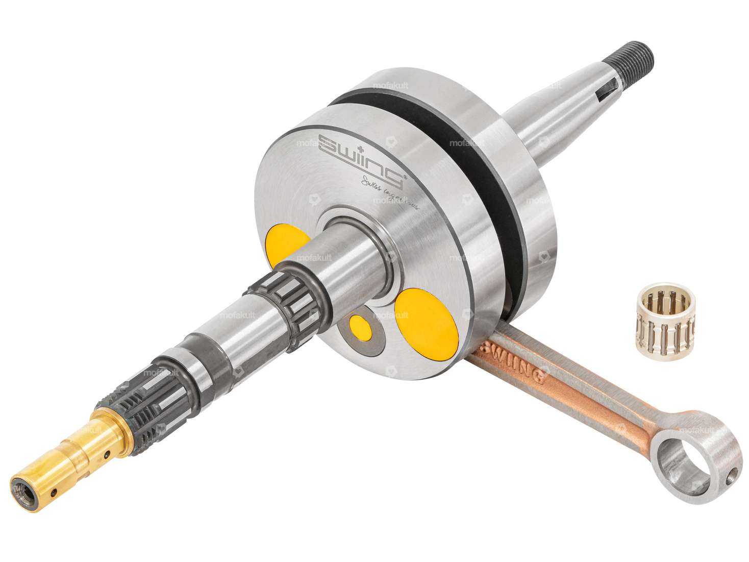 swiing® ingenious crankshaft "High End" (+1 mm stroke) 9.5 mm journal | Puch ZA50 Carousel Image 1