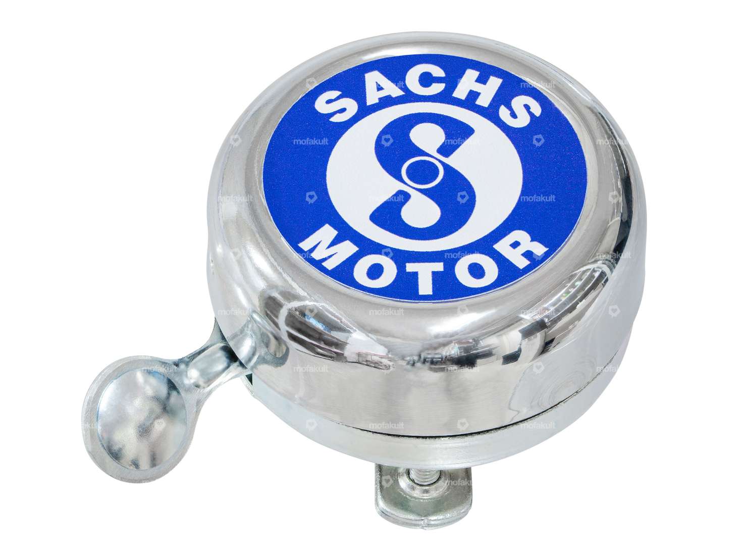 Bell chrome sticker Sachs blue Carousel Image 1