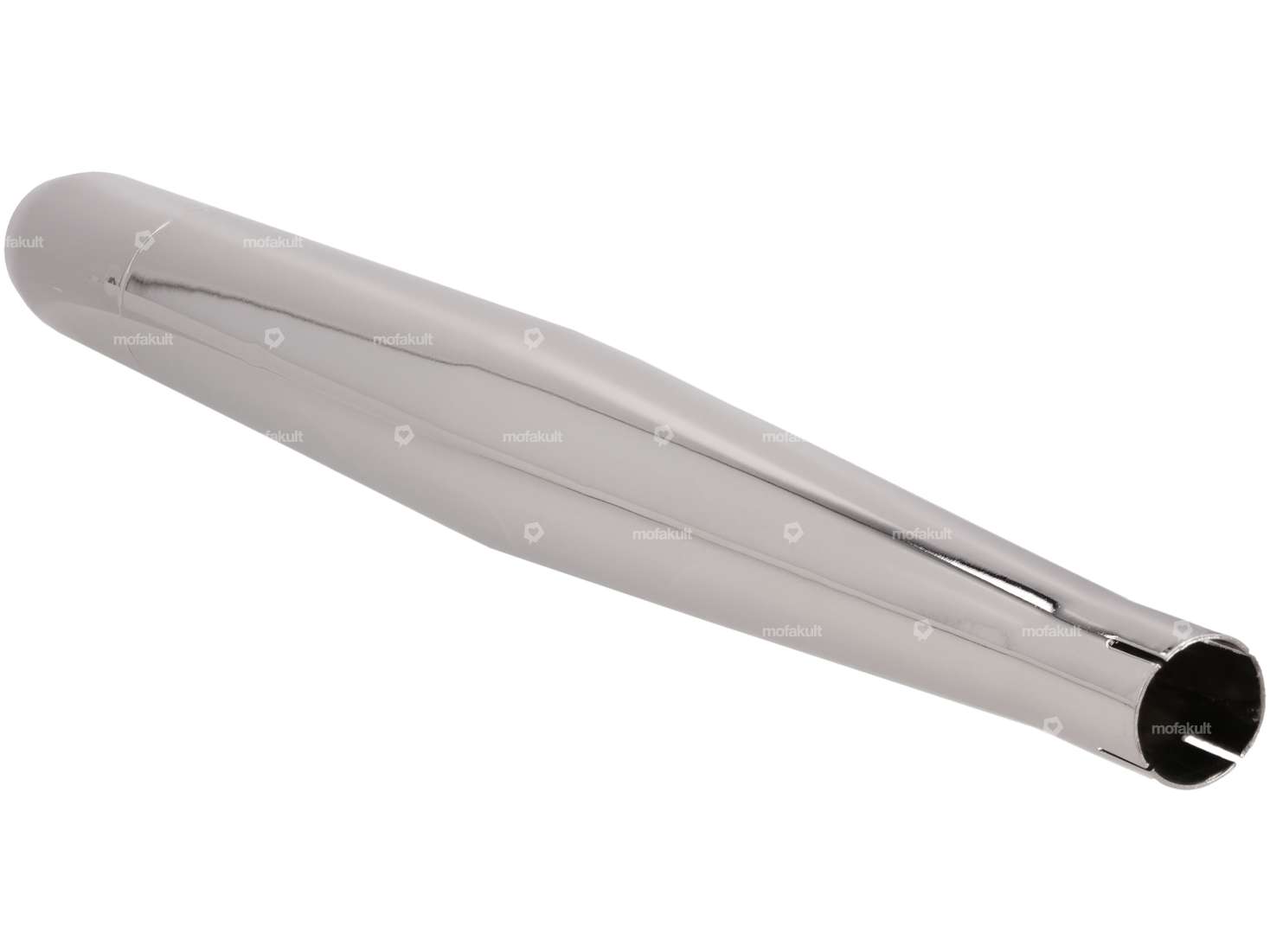 Jamarcol muffler cigar Ø 32 / 70 mm with lug chrome | Kreidler Carousel Image 2