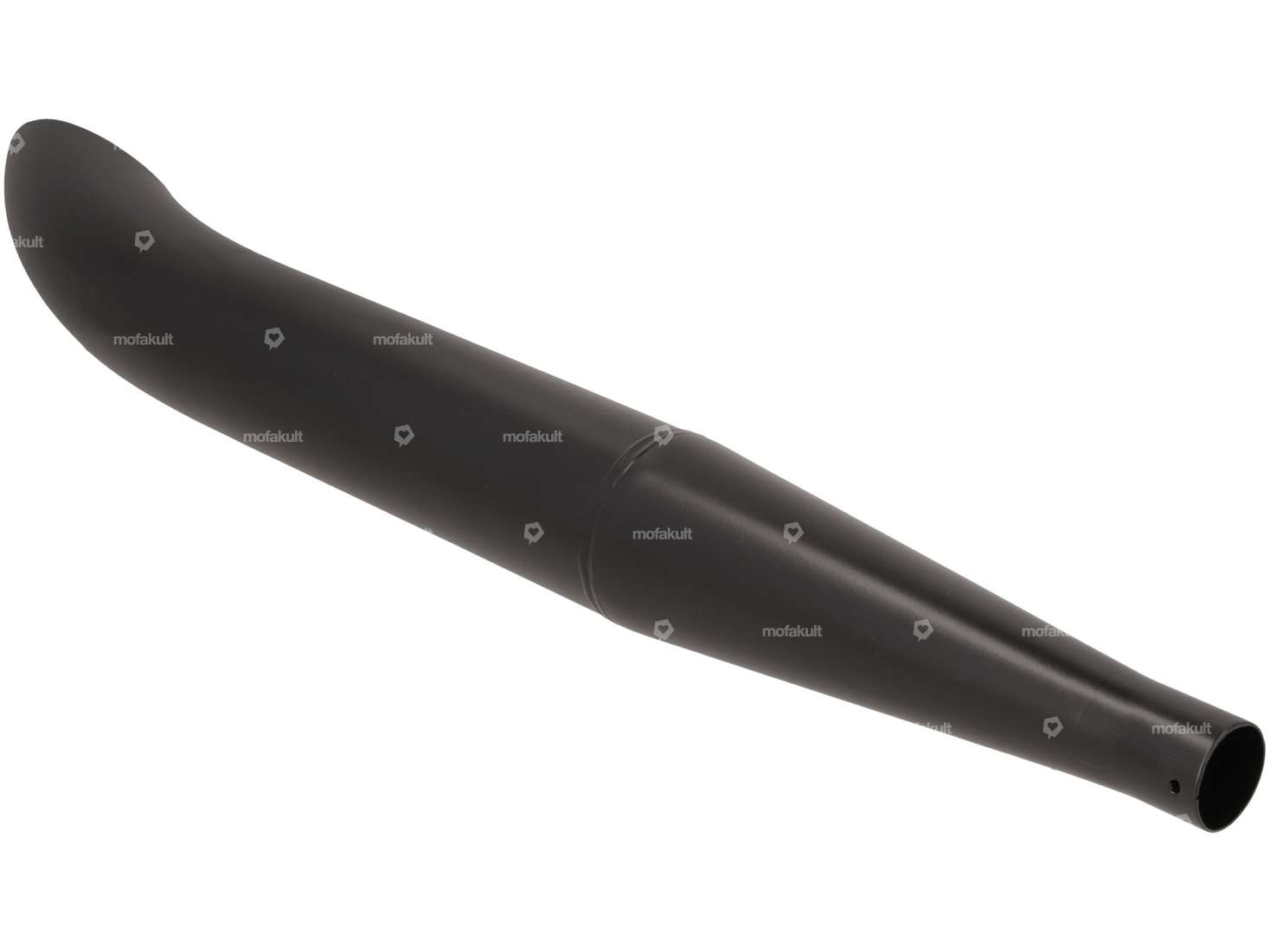 Sidepipe silencer Ø 28 / 60 mm black Carousel Image 3