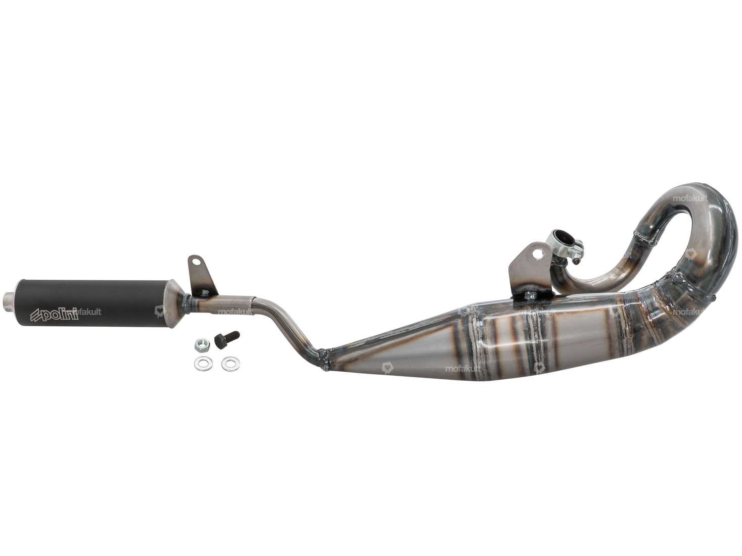 Polini exhaust SP with aluminum silencer | Piaggio Ciao Carousel Image 1