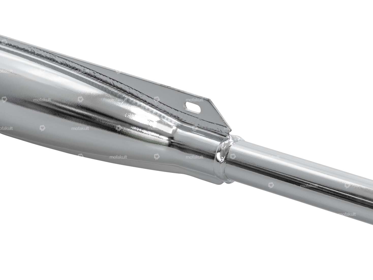 Exhaust 25 mm straight outlet chrome | Tomos A3 Carousel Image 2