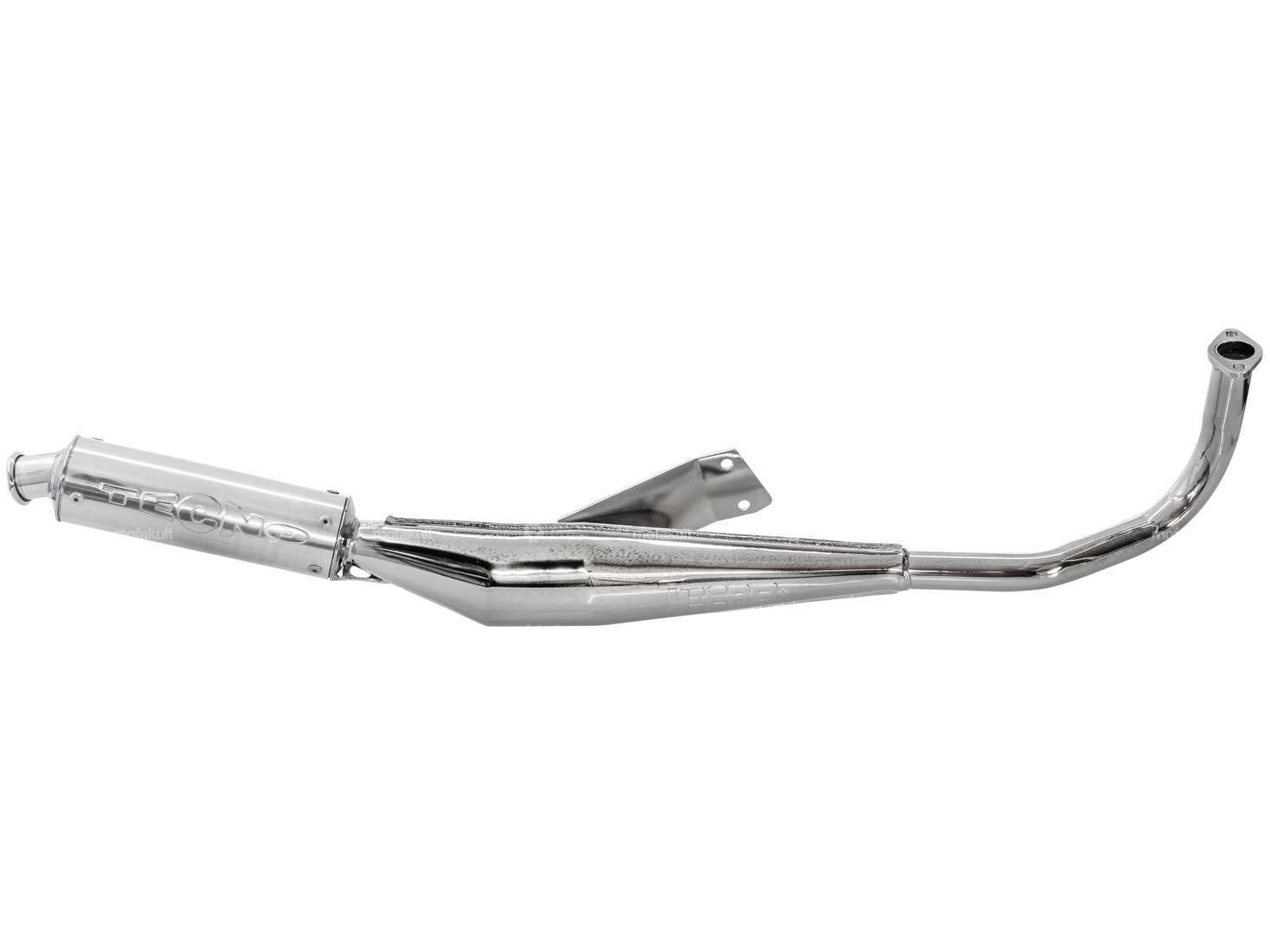 TECNO Exhaust Chrome / Aluminum | Tomos Revival Carousel Image 1