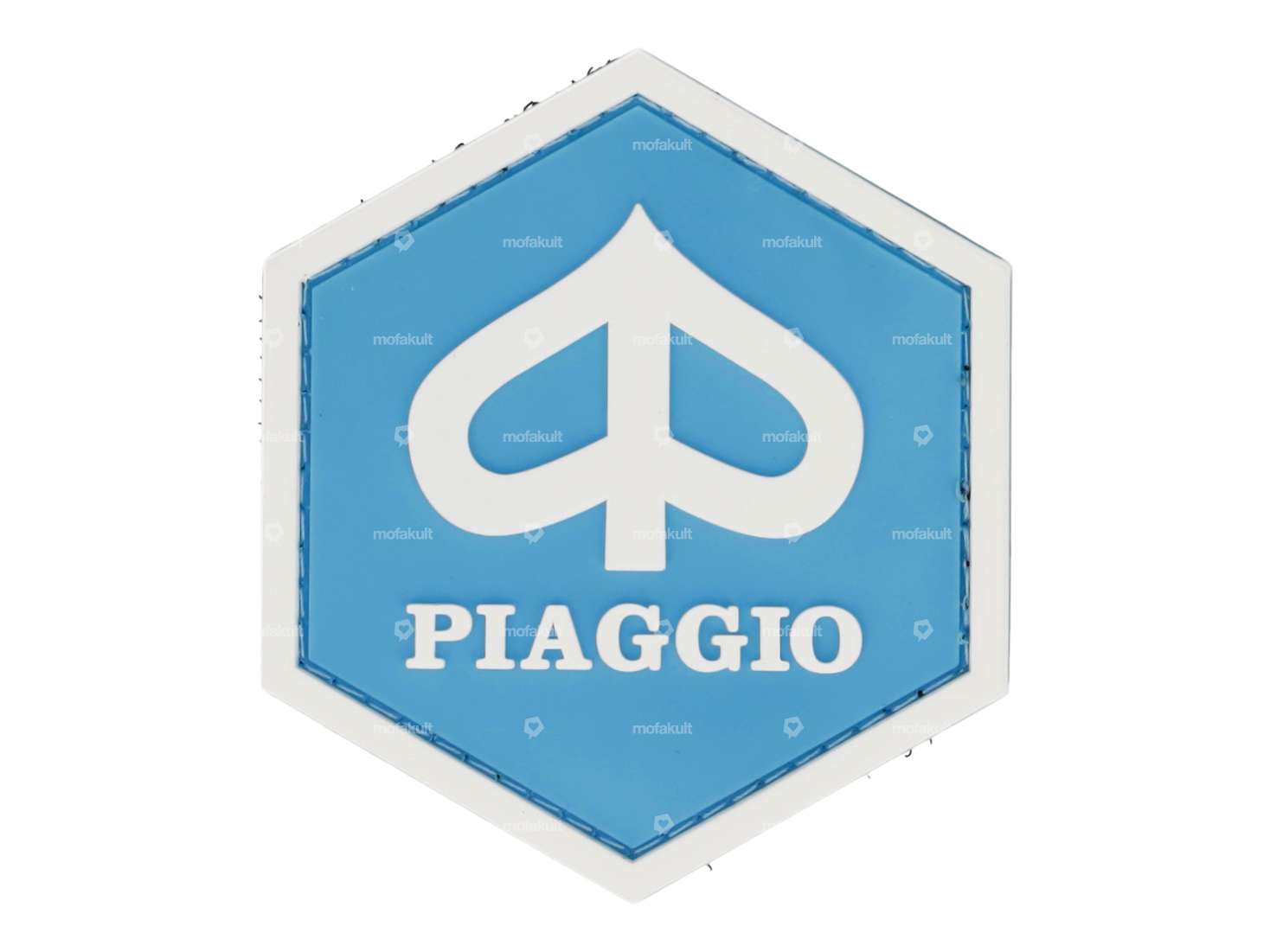 mk-Merch patch "PIAGGIO" rubber 6-corner Carousel Image 1