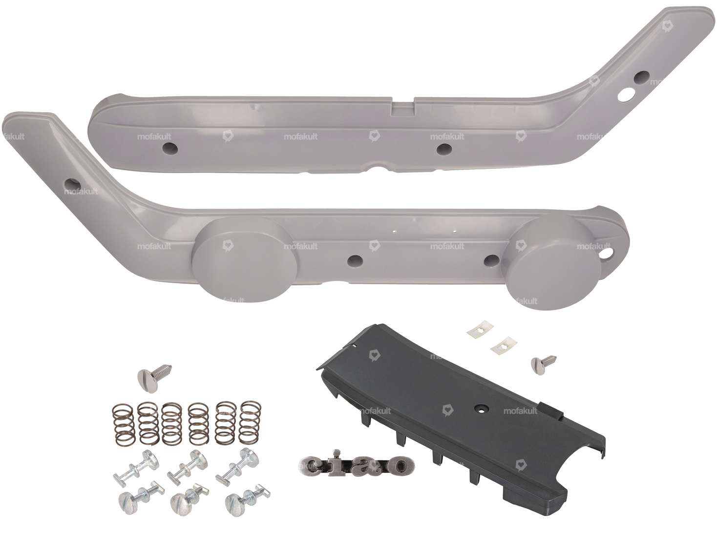 Set frame cover Vario gray (1A quality) | Piaggio Ciao P, SC Carousel Image 1
