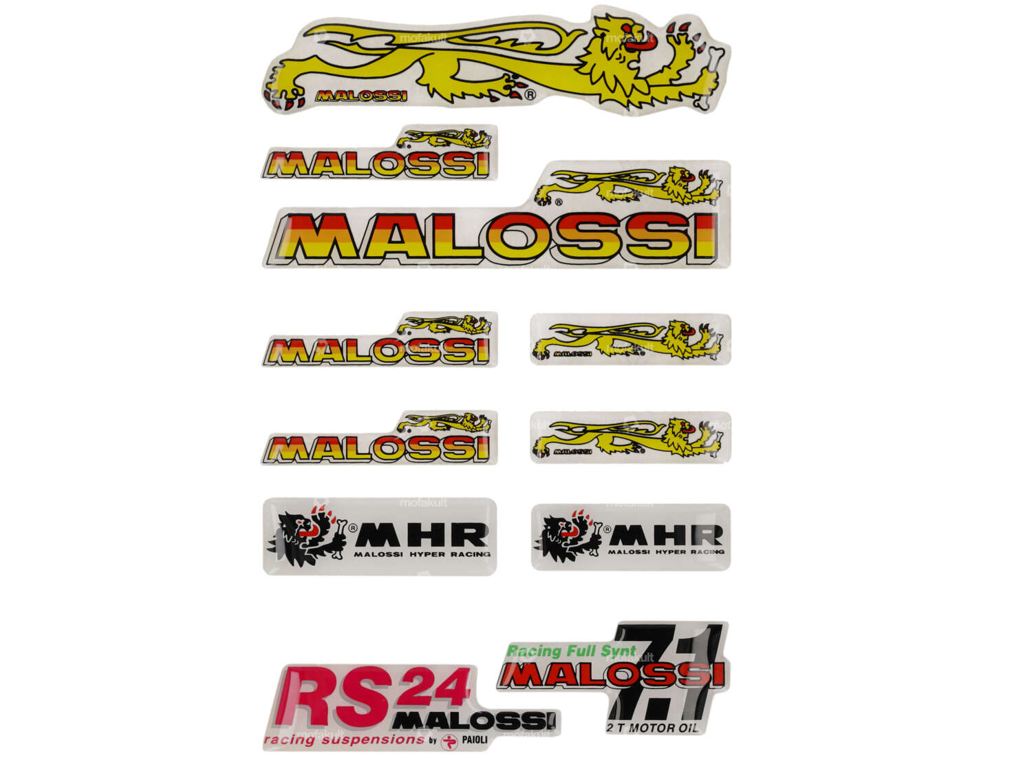 Glue set "Malossi" 3D silicone, 11 pcs. Carousel Image 1
