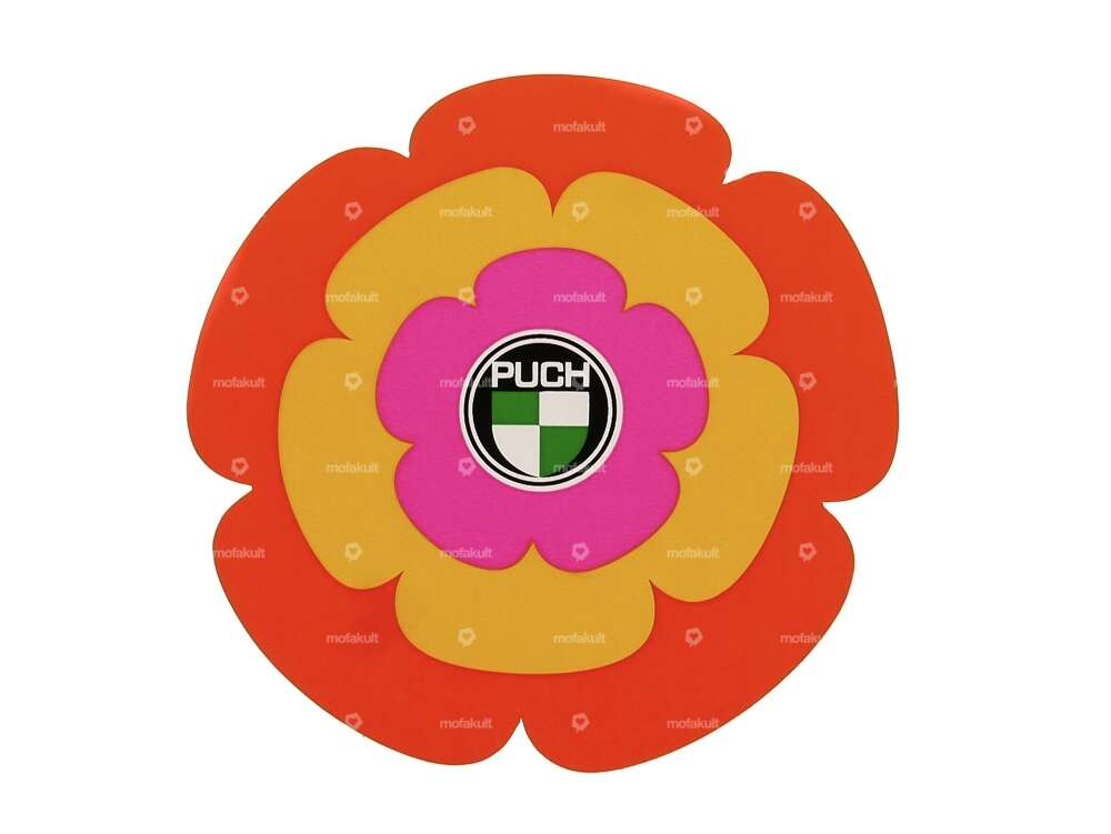 Hippie flower mudguard sticker | Puch X30 Velux Carousel Image 1