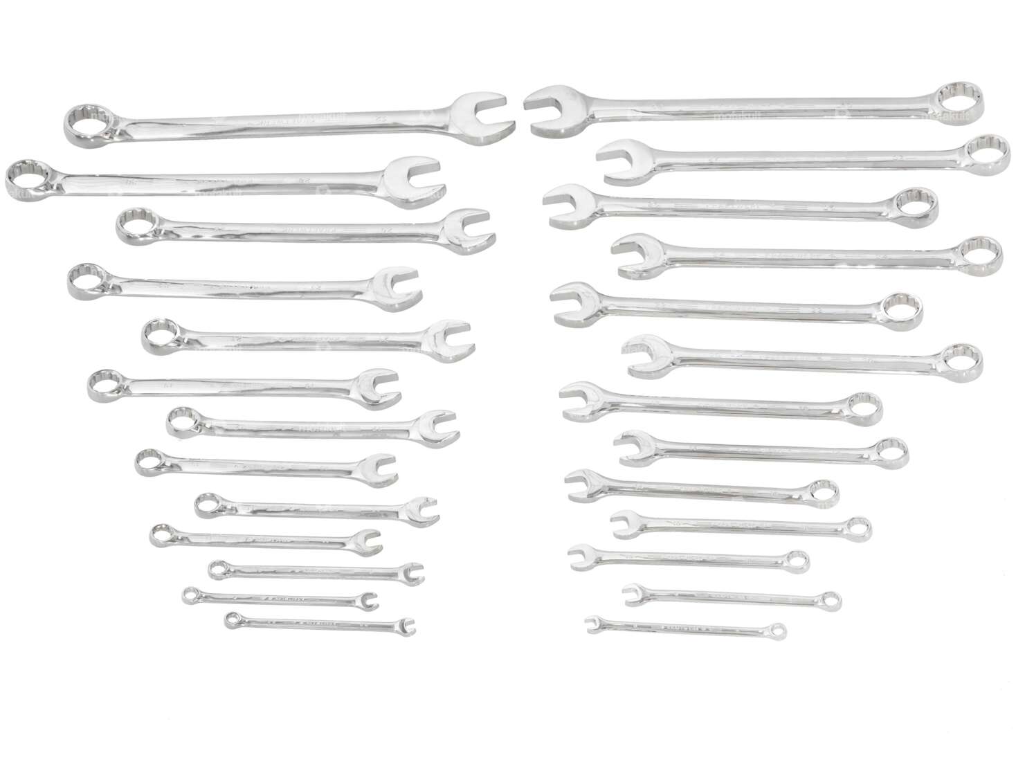Kraftwerk combination wrench set 26 pcs. Carousel Image 1