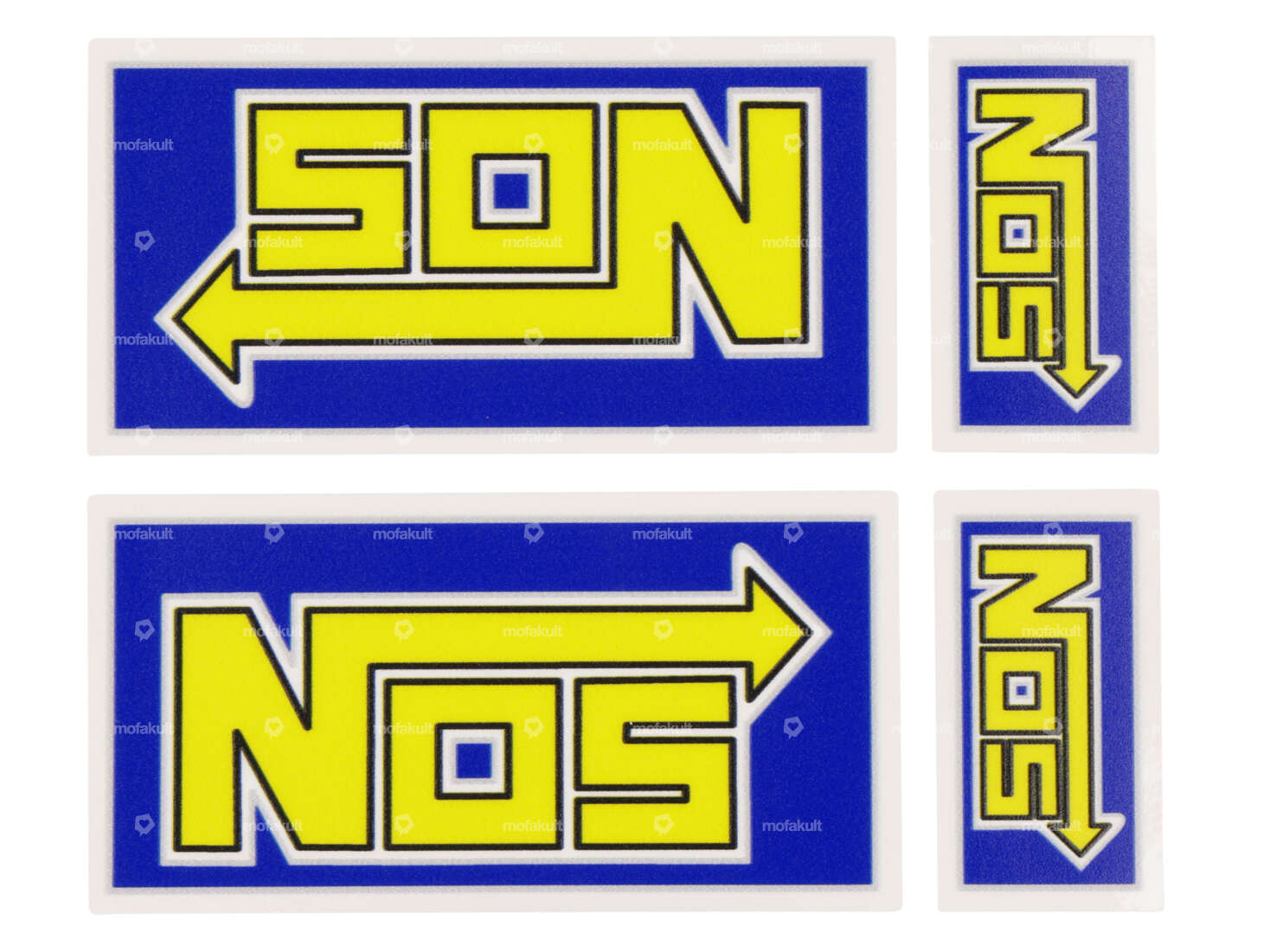 Adhesive set "NOS" 4 pcs. Carousel Image 1