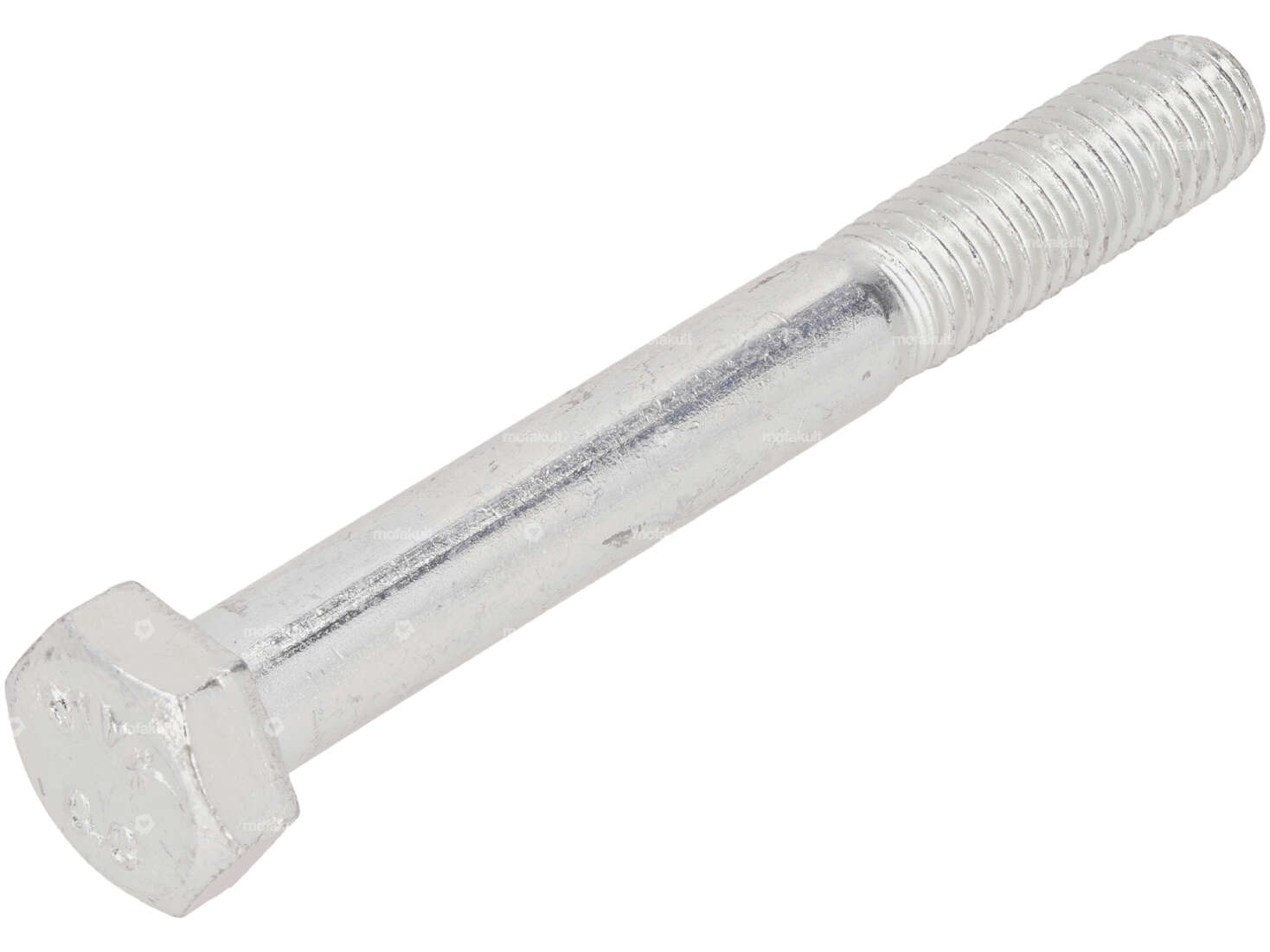 M8x65 hexagon head screw, galvanized shank Carousel Image 1