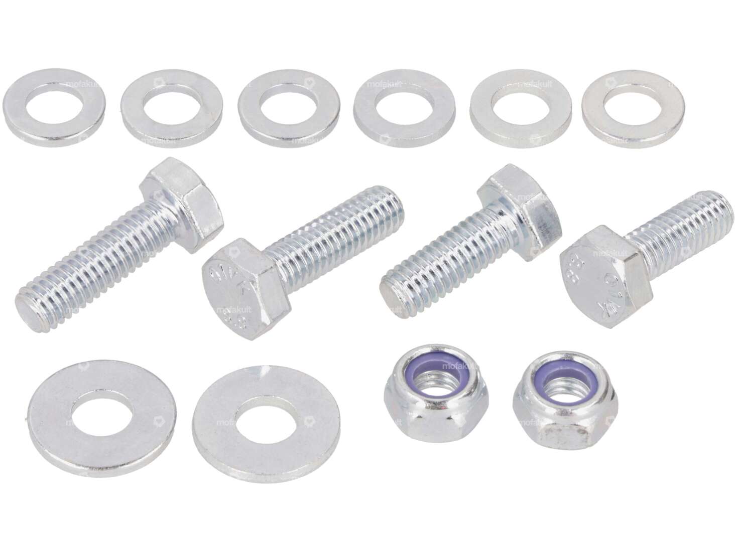 swiing® revival screw set additional luggage carrier galvanized | Pony Cross 521 Carousel Image 1