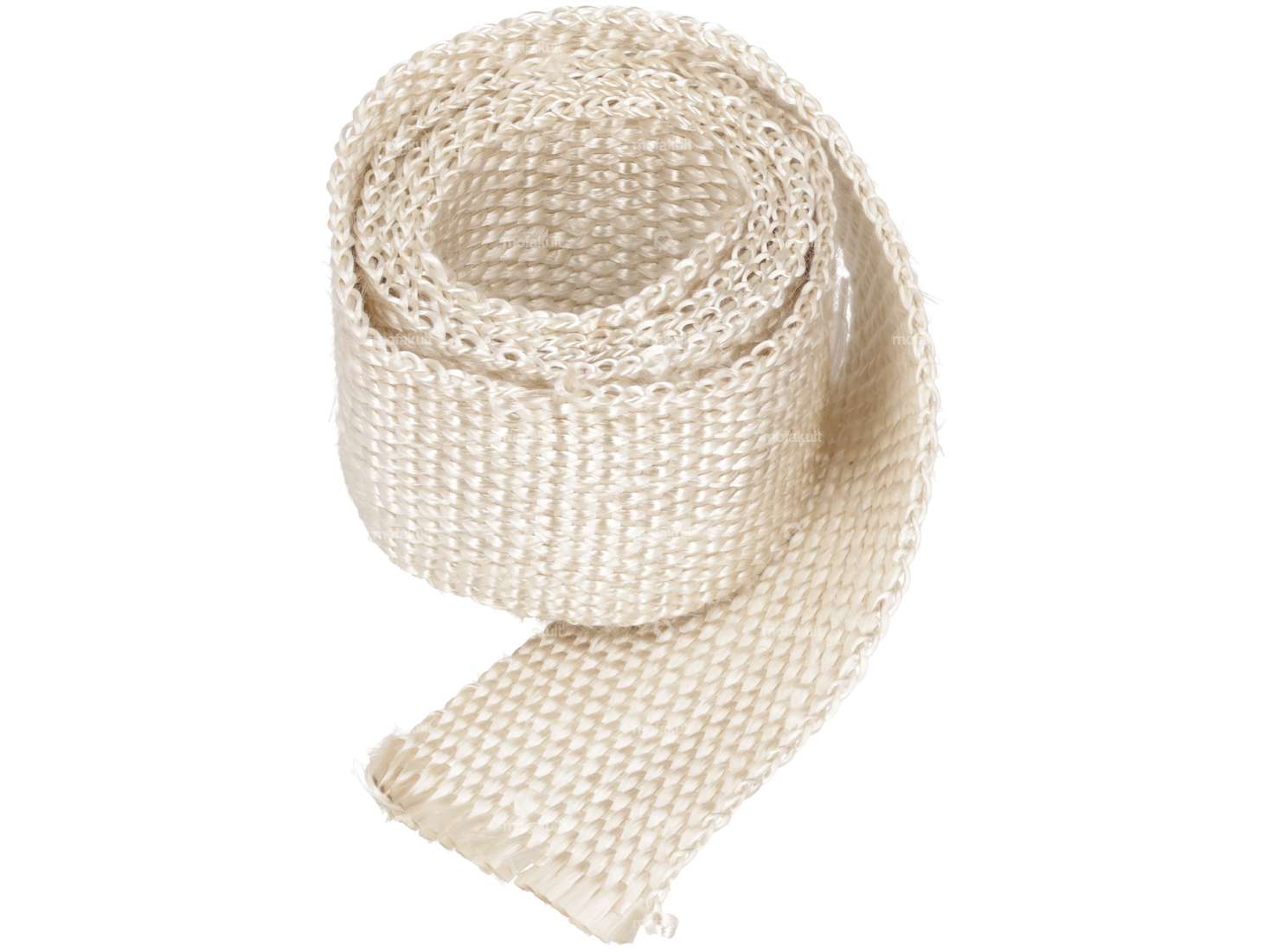 VITCAS sealing tape 50 x 2 mm heat-treated glass fiber beige (per meter) Carousel Image 1