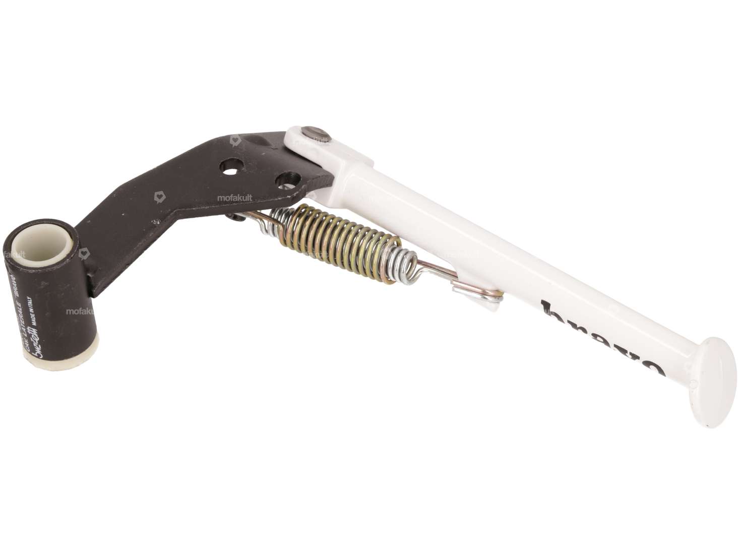 Buzzetti side stand "bravo" white NOS | Piaggio Bravo, SUPERbravo Carousel Image 2