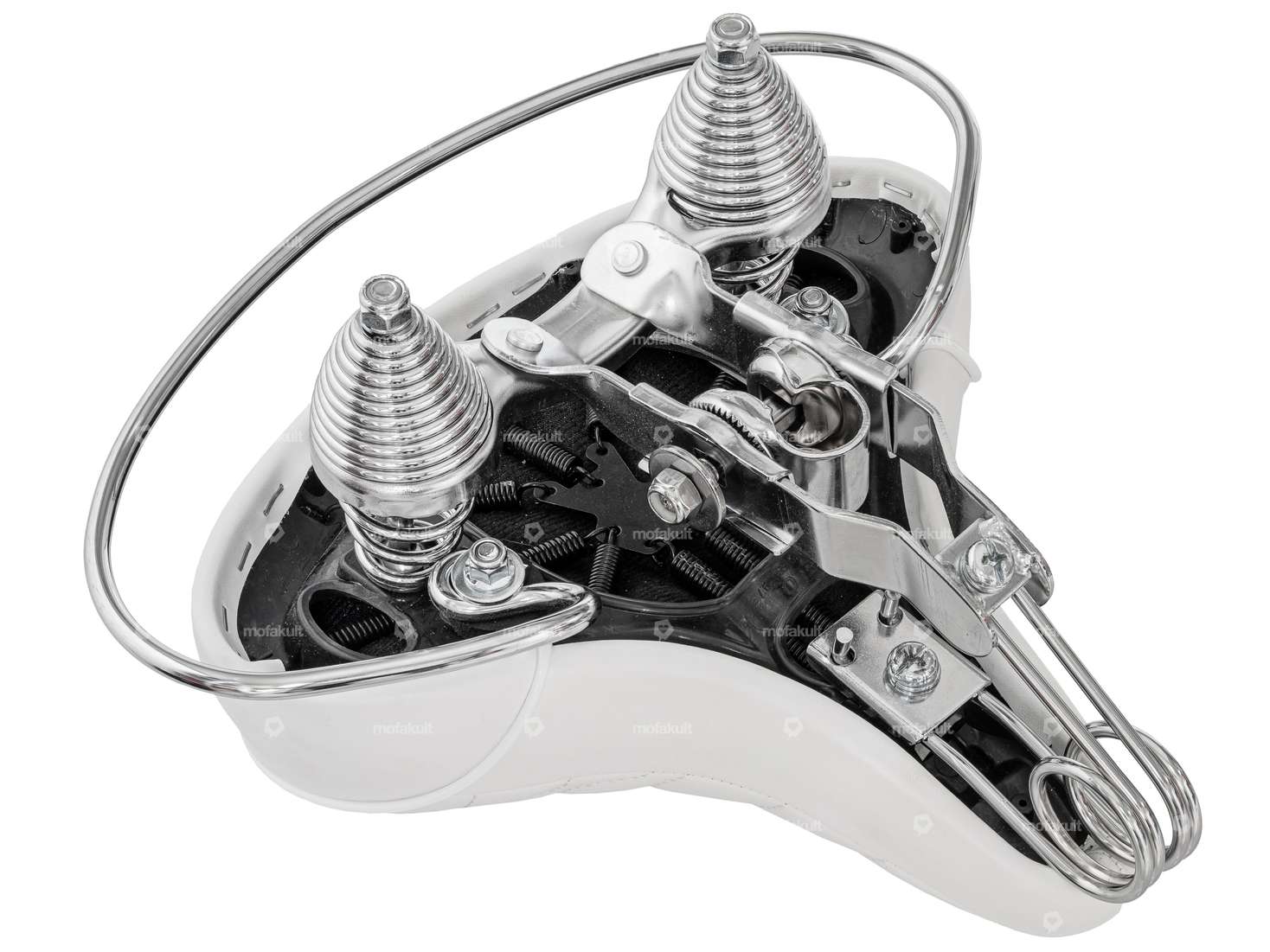 Saddle Diamond barrel springs white Carousel Image 4