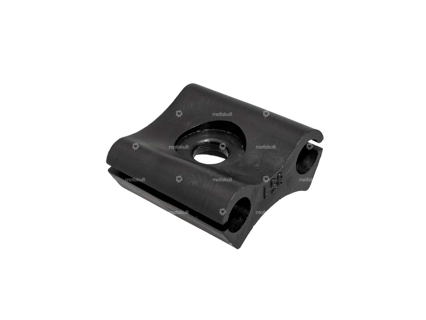 Counterholder Bowden cable 6 mm PVC (2-fold) Carousel Image 2