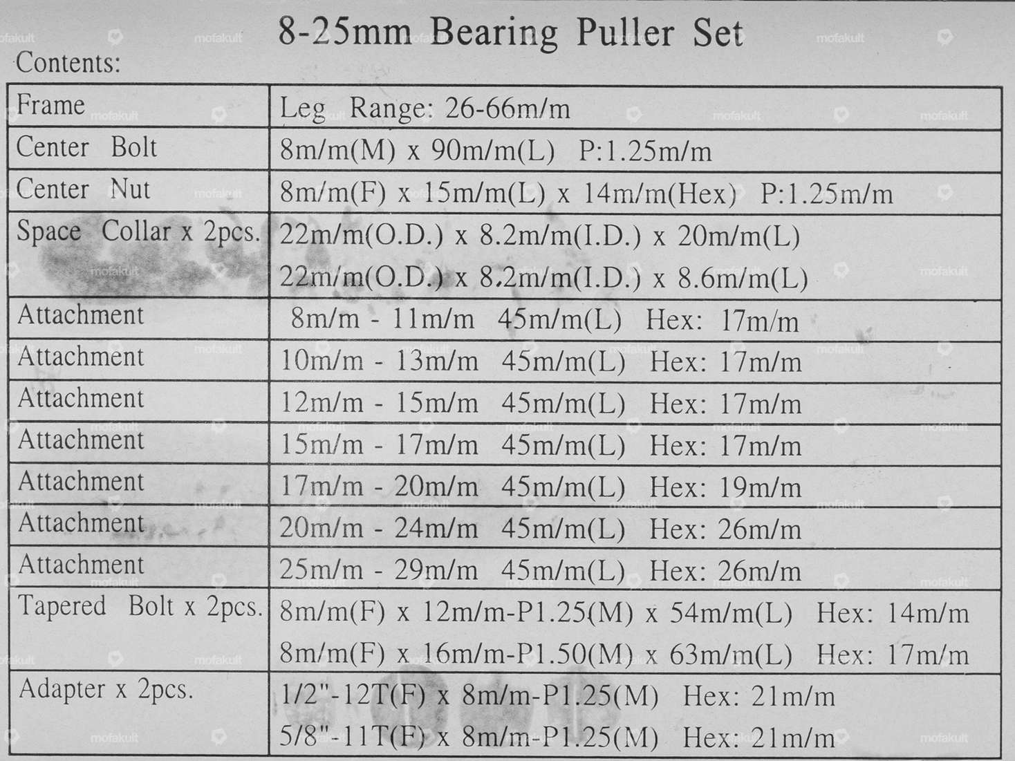 GPO bearing puller set inside Carousel Image 3