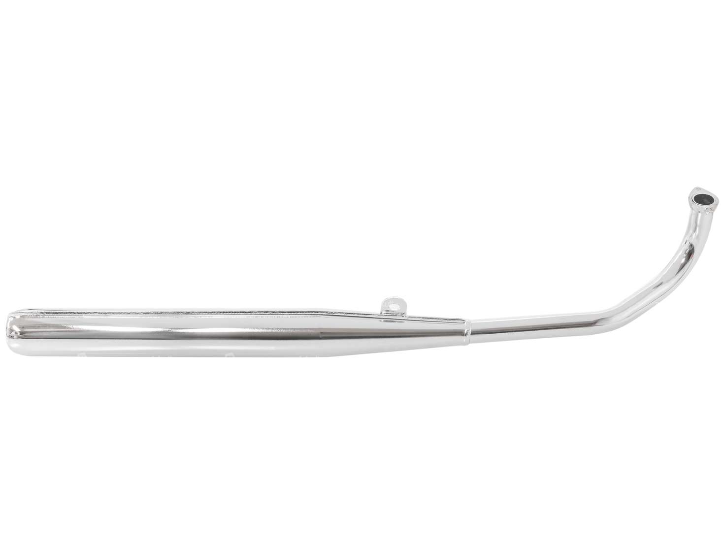 TECNO exhaust 28 mm straight outlet chrome | Tomos Carousel Image 1