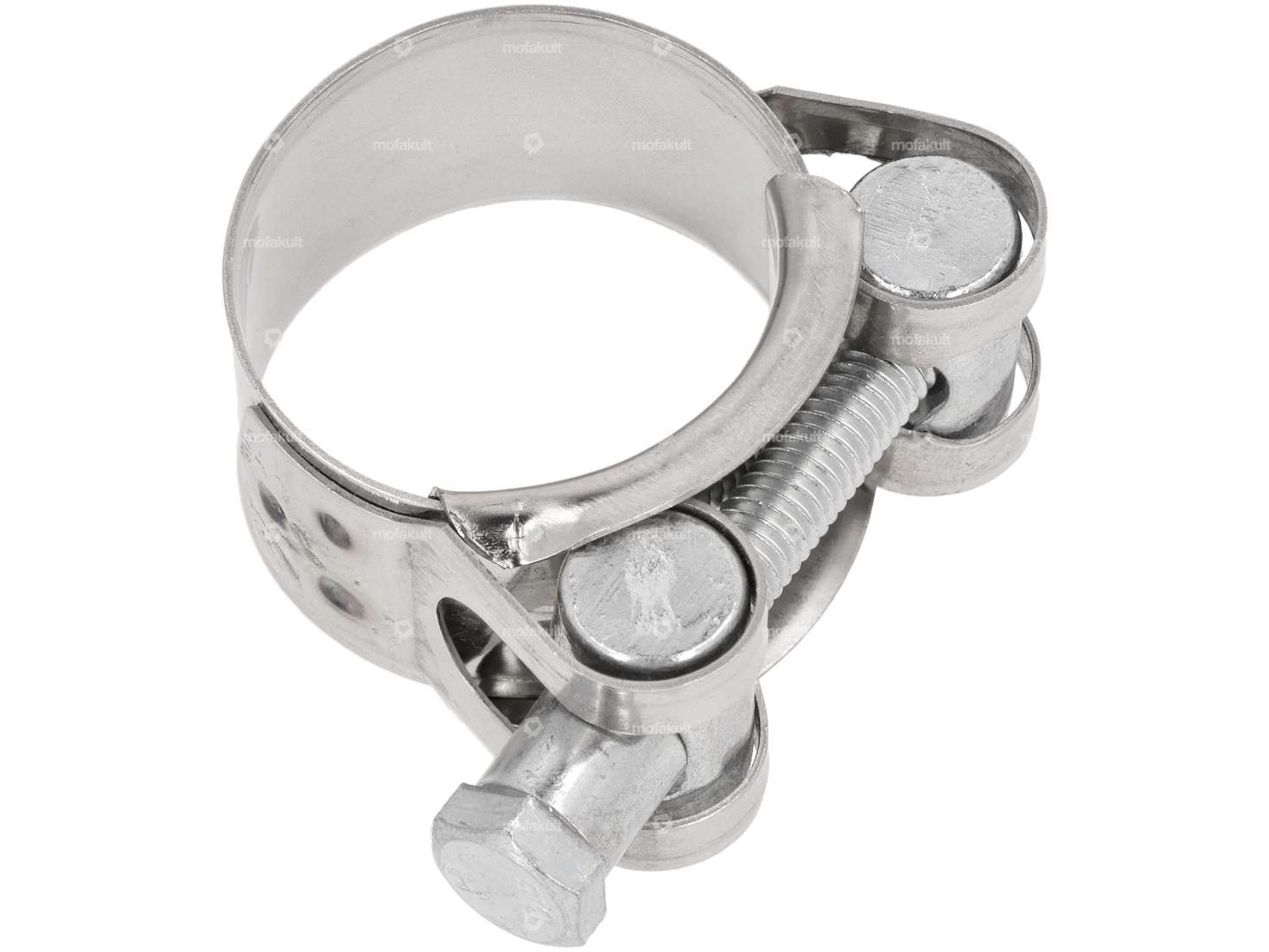 Screw clamp 29 - 31 mm W1 solid galvanized Carousel Image 1