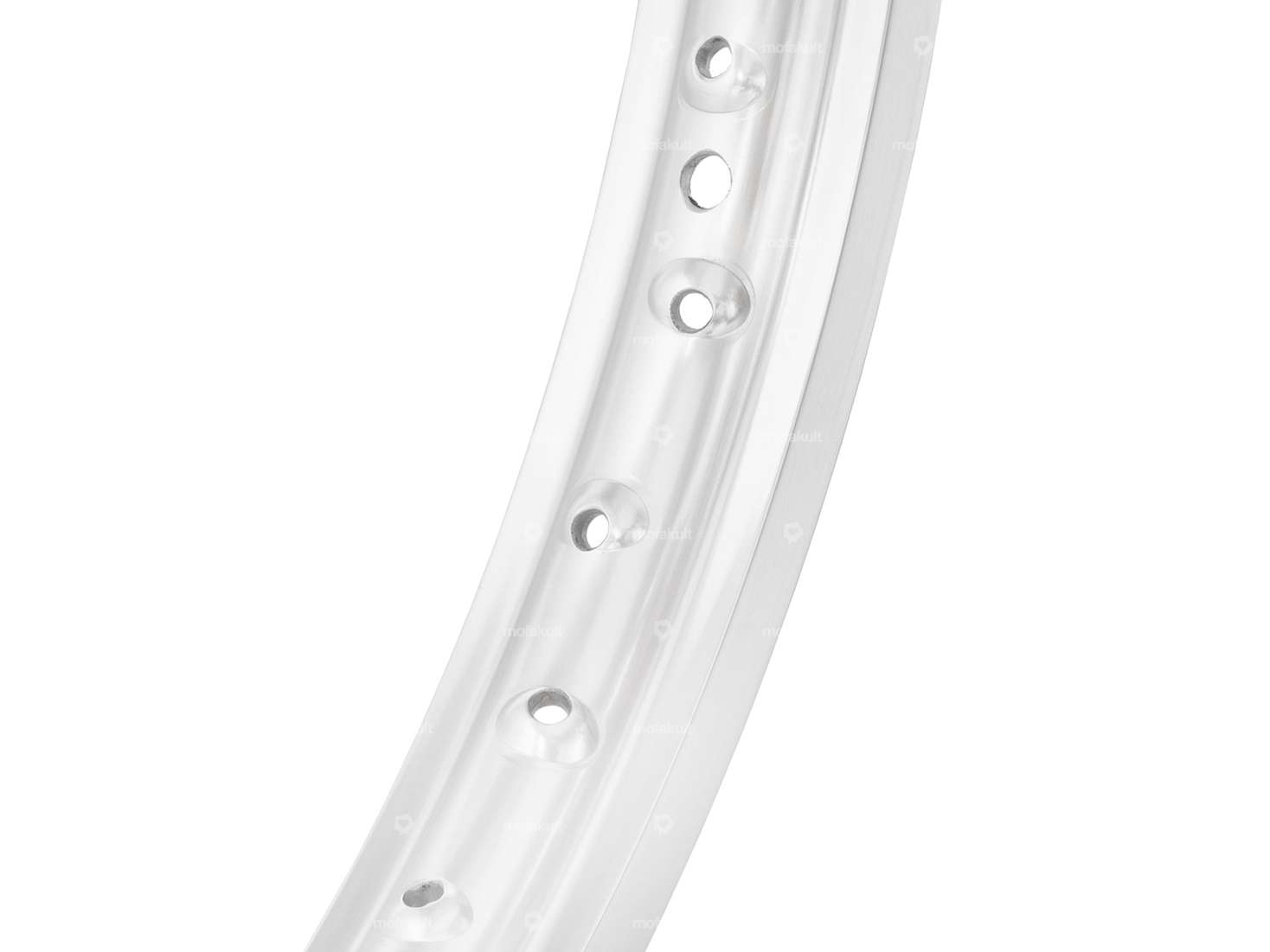 Rim ring 1.40 x 17" (48 mm) aluminum silver anodized Carousel Image 2