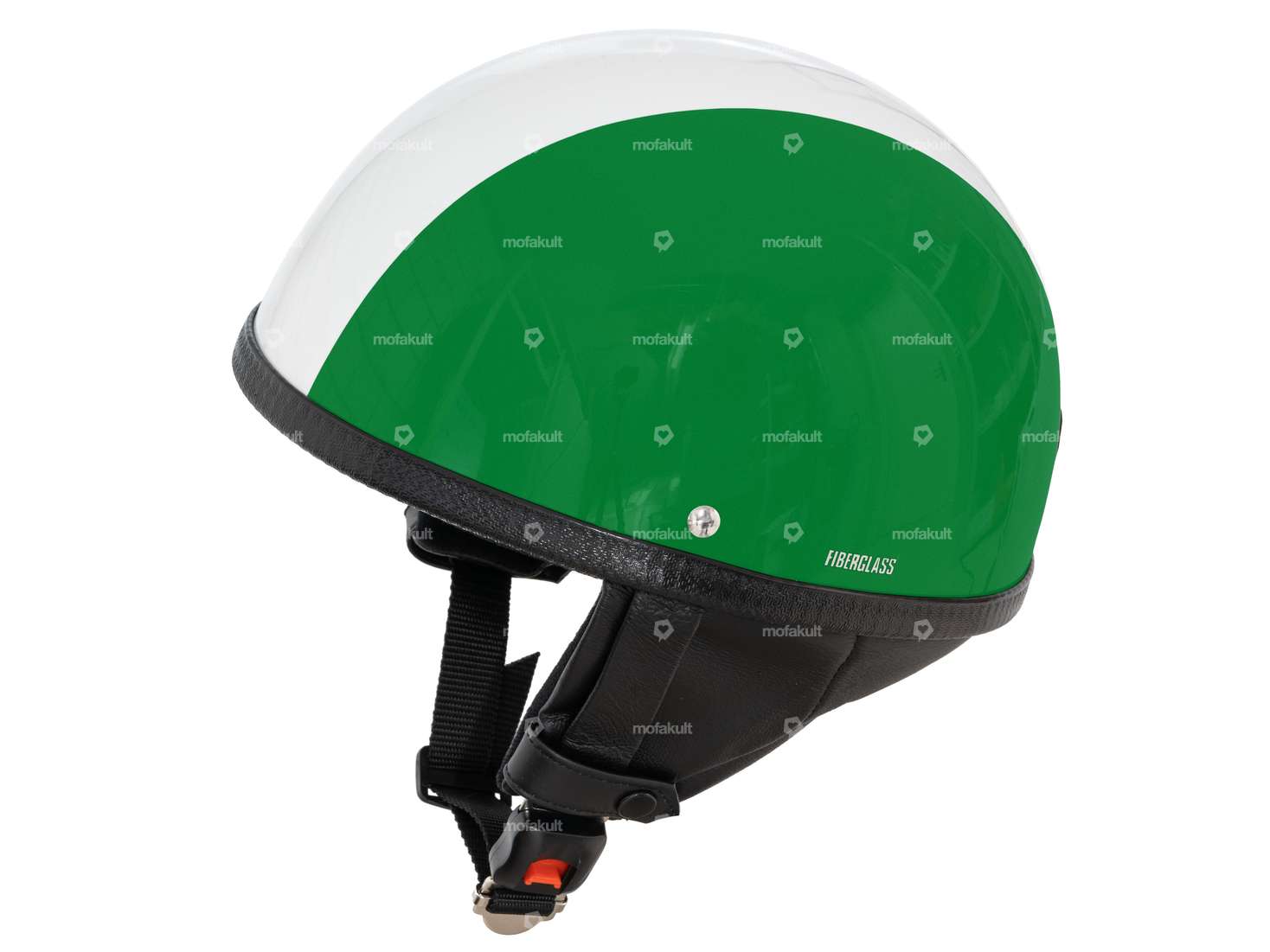 Pot helmet "Pot" Puch Edition (S - XXL) green / white Carousel Image 1