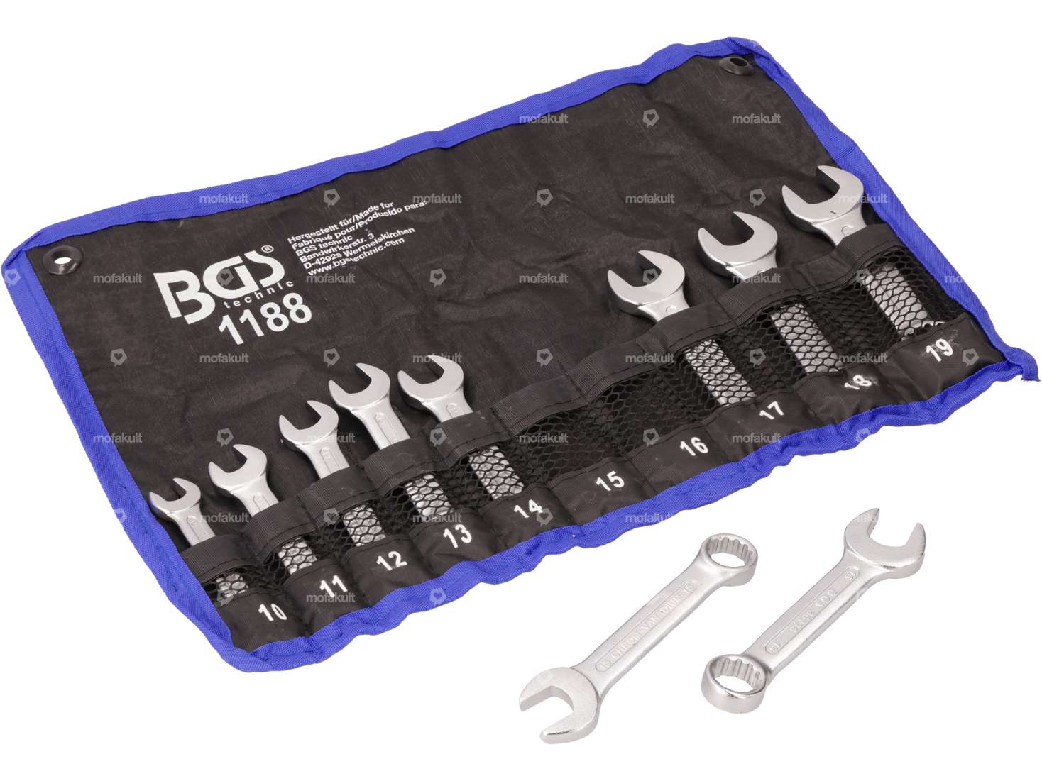 BGS Combination wrench set 10-piece SW10-19 Carousel Image 1