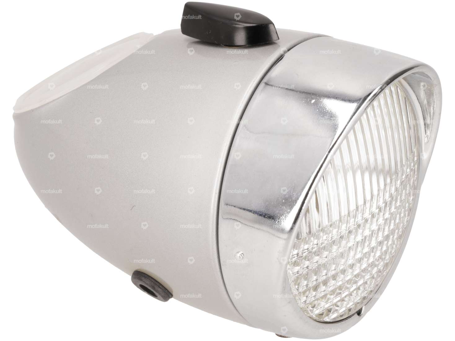 Union egg lamp Ø 92 mm with switch (central mounting) silver NOS Carousel Image 1